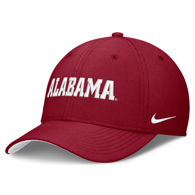  Alabama Crimson Tide Nike Primetime Team Rise Flex Hat - Crimson