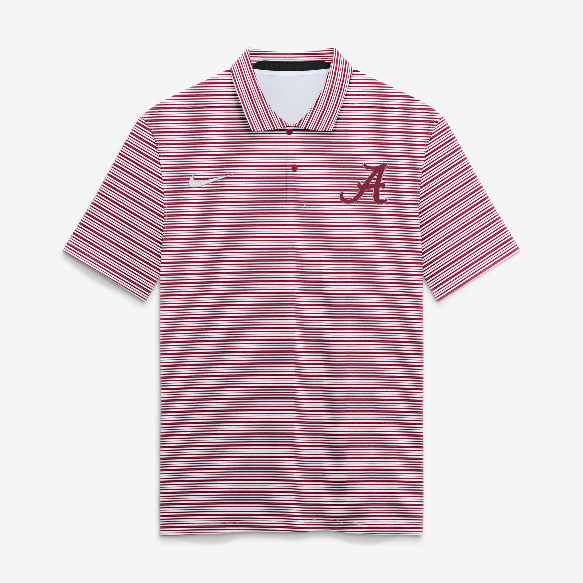 Polo rayé Dri-FIT Crimson Alabama Tide Primetime de Nike pour homme