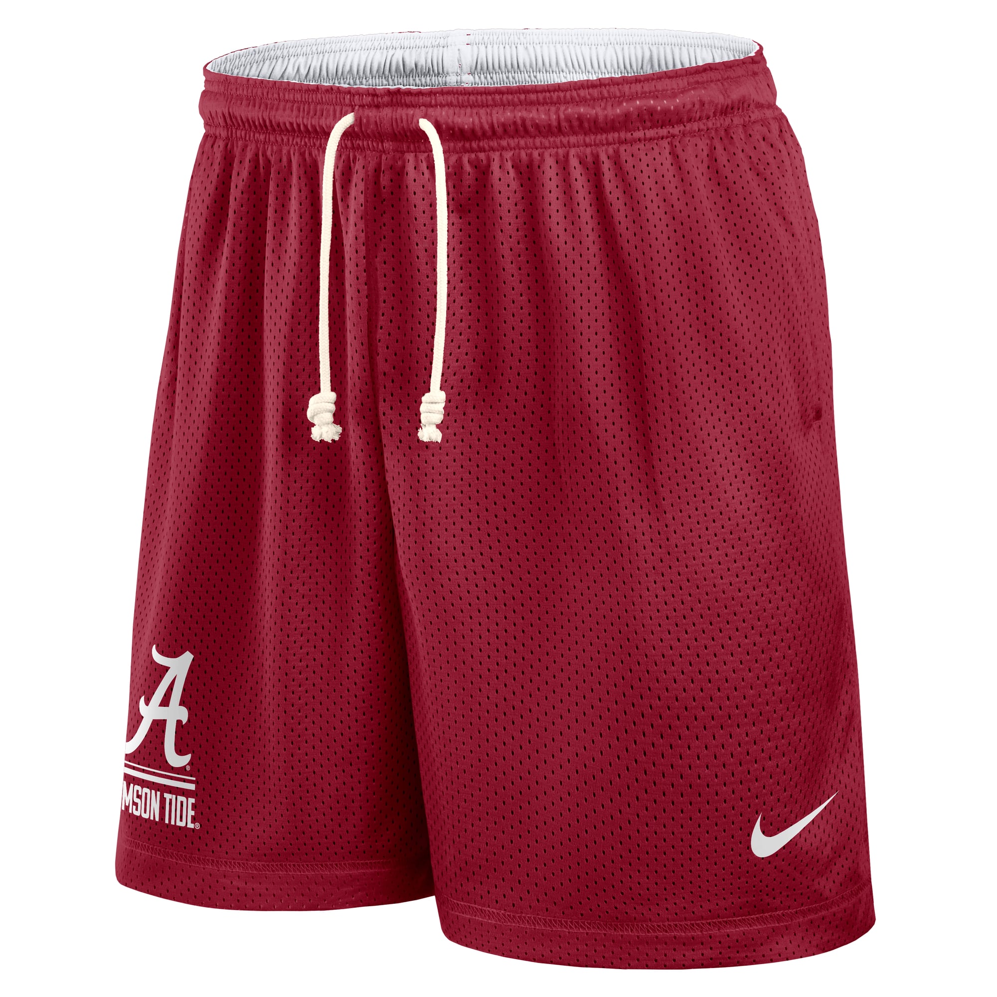 Men's Nike  Crimson/White Alabama Crimson Tide Courtside Reversible Dri-FIT Shorts