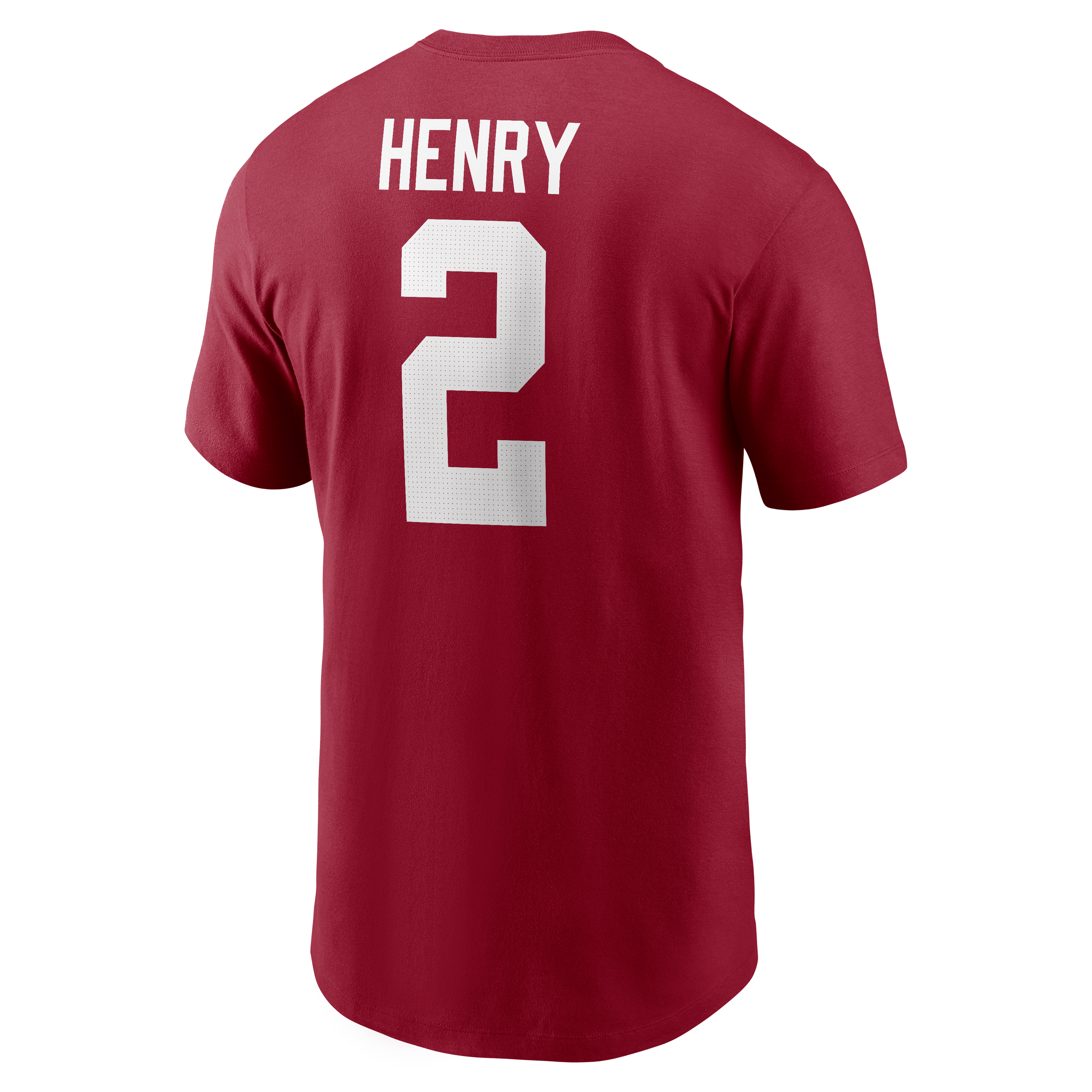 T-shirt Nike pour homme Derrick Henry Crimson Alabama Tide avec nom et numéro