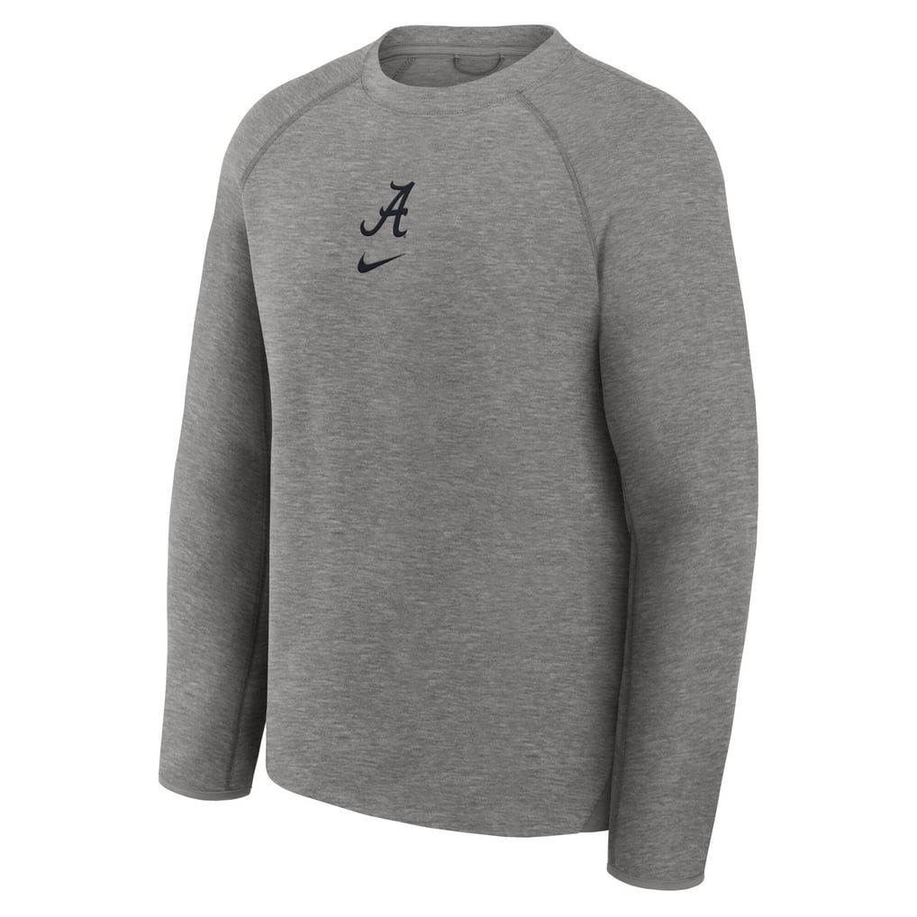 Men's Nike Gray Alabama Crimson Tide Tech Fleece Raglan Sweatshirt