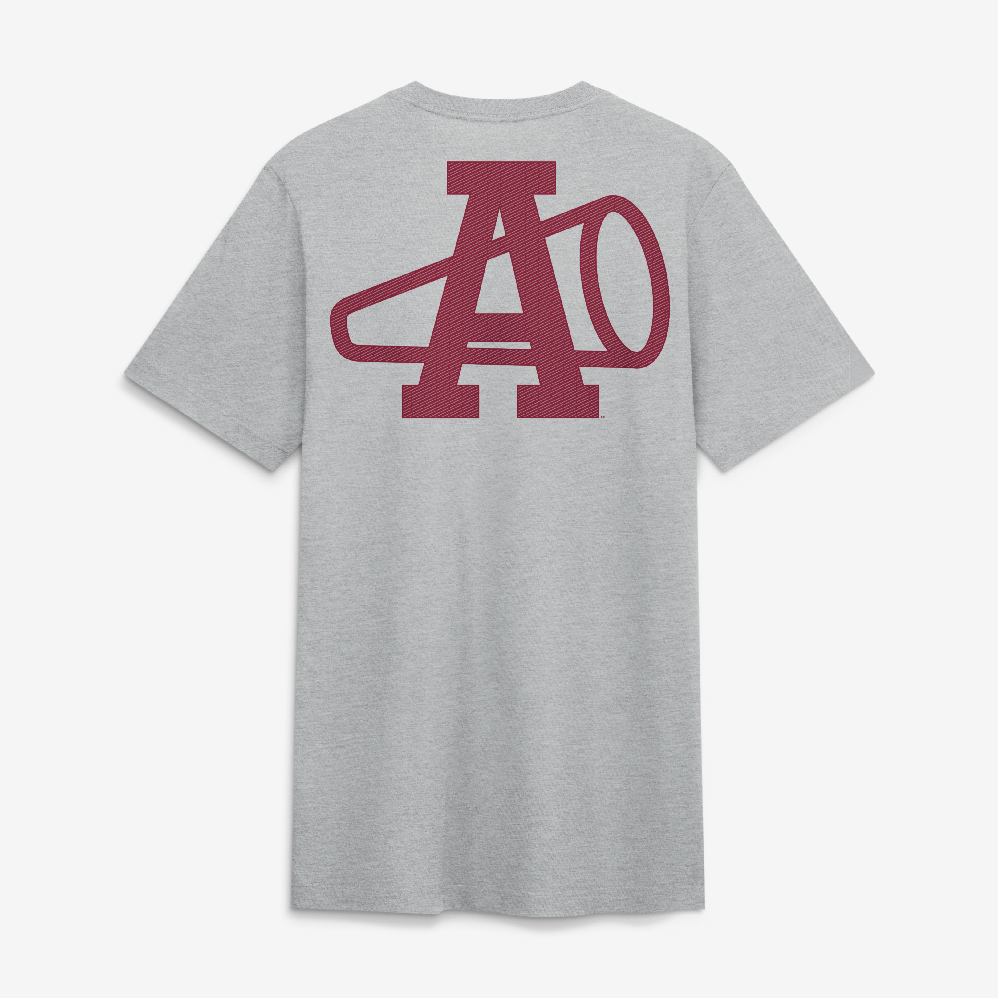 Men's Nike  Heather Gray Alabama Crimson Tide Arch Wordmark Legacy Tri-Blend T-Shirt