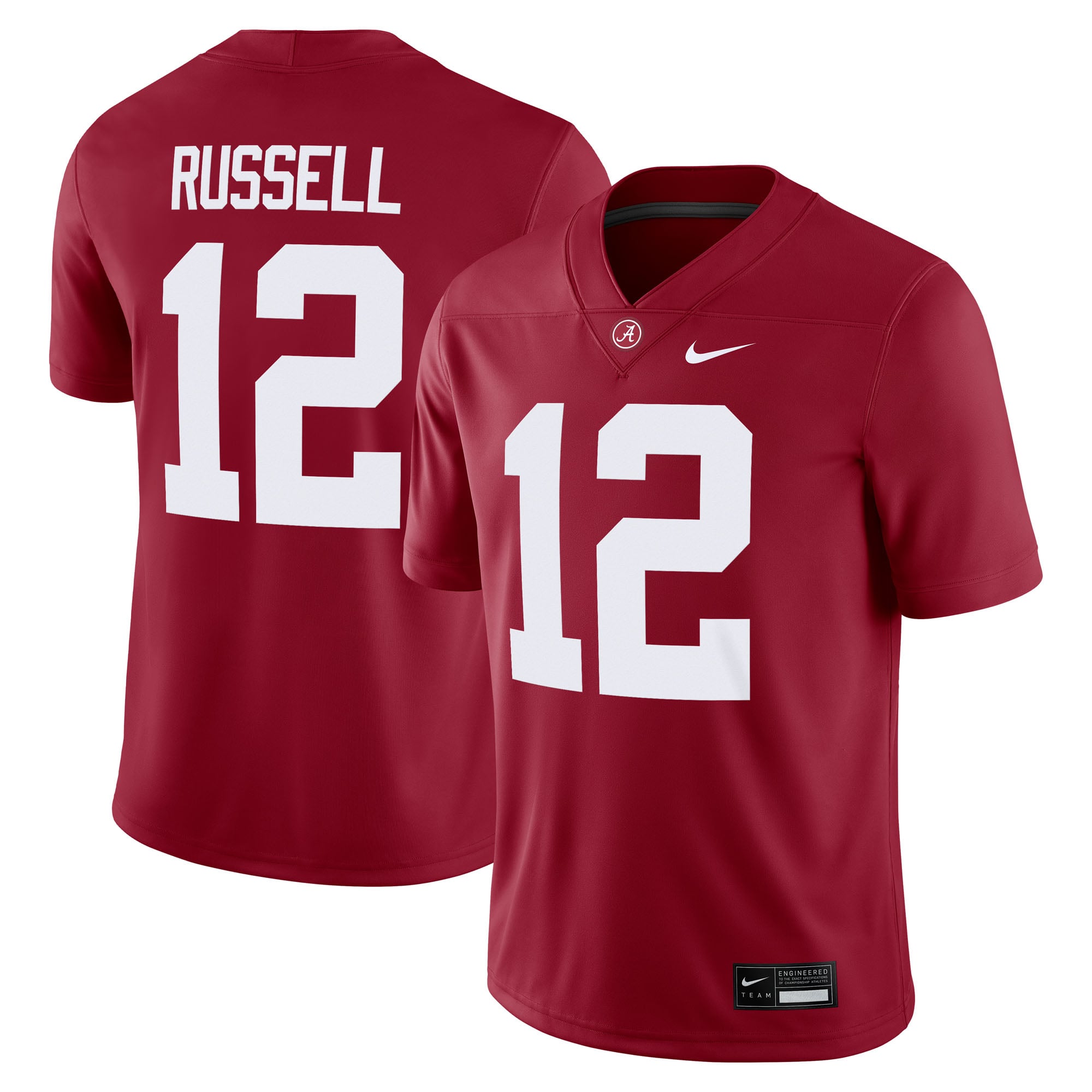 Men's Nike Keelon Russell Crimson Alabama Tide Home Game Jersey