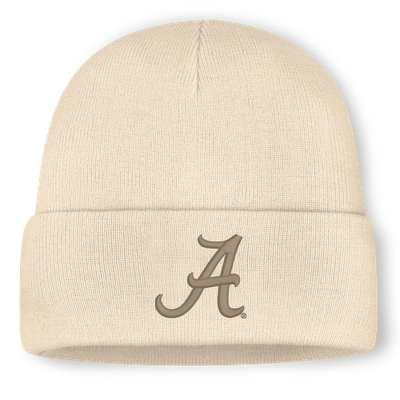 Alabama Crimson Tide Nike Utility Cuffed Knit Hat - Natural