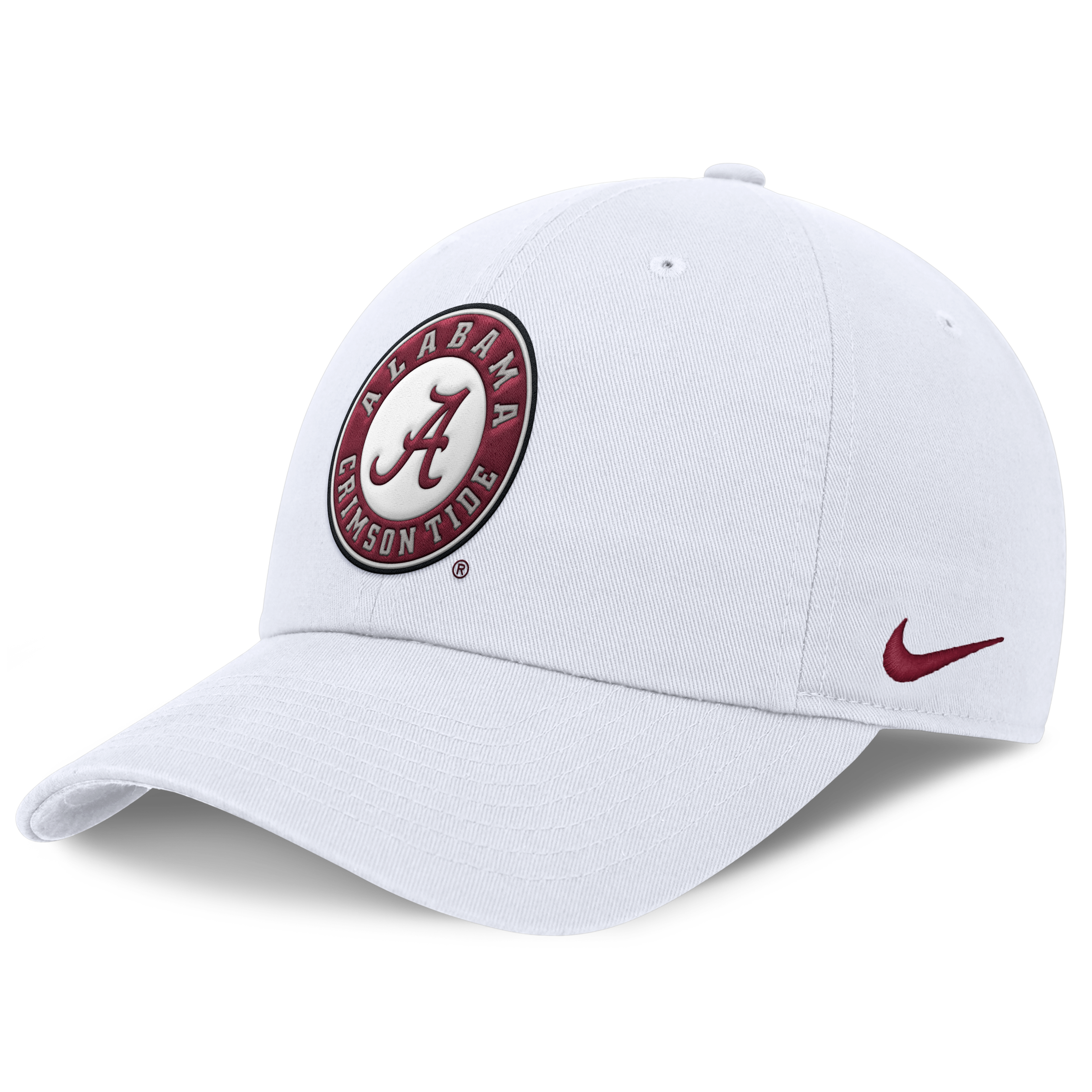 Men's Nike White Alabama Crimson Tide Club Dri-FIT Adjustable Hat