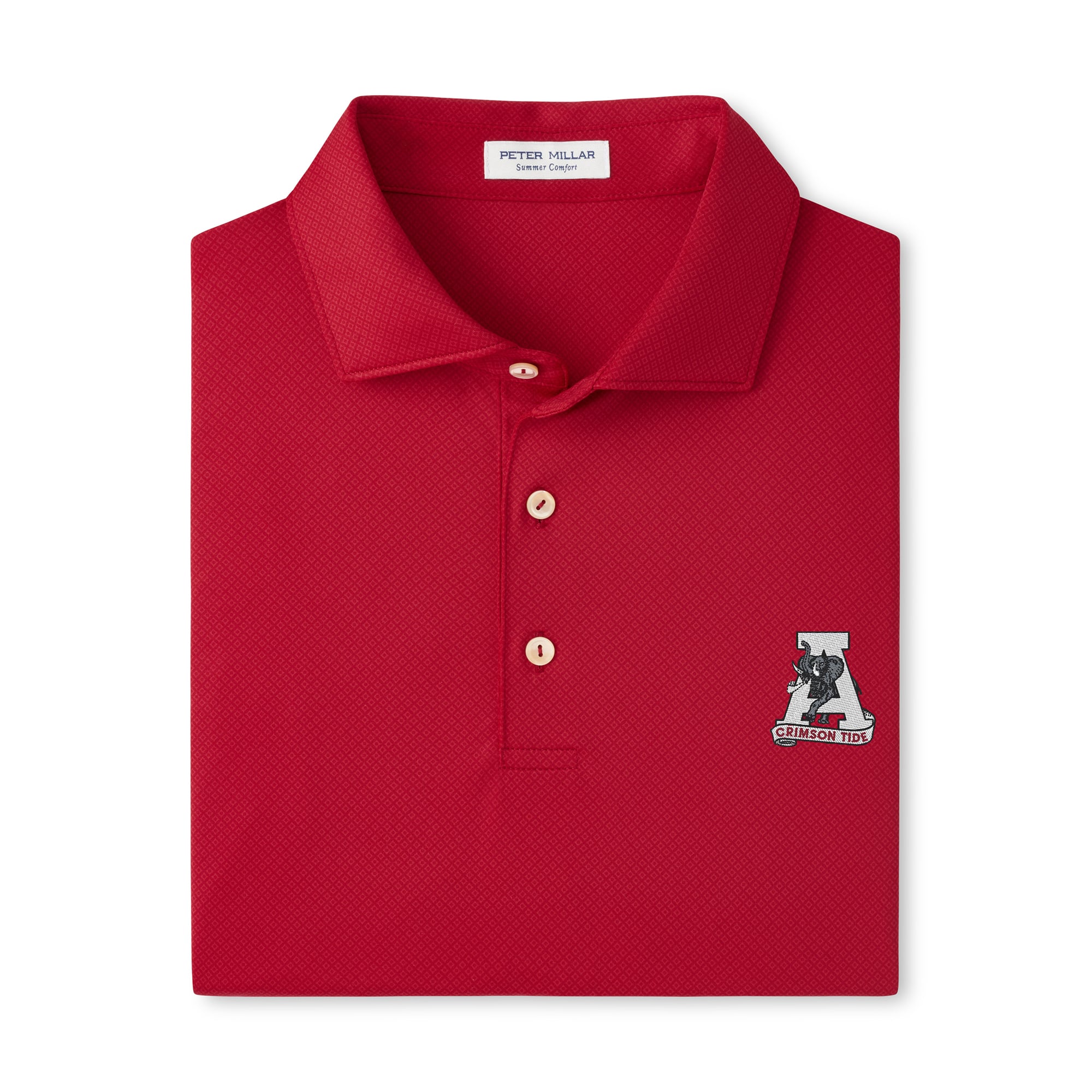Polo de performance Peter Millar Crimson Alabama Tide Hugo pour homme
