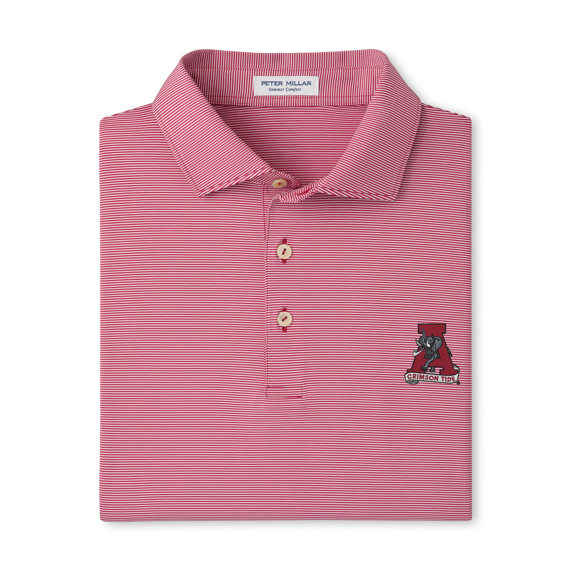 Polo de performance Peter Millar bleu clair Alabama Crimson Tide Jubilee pour homme