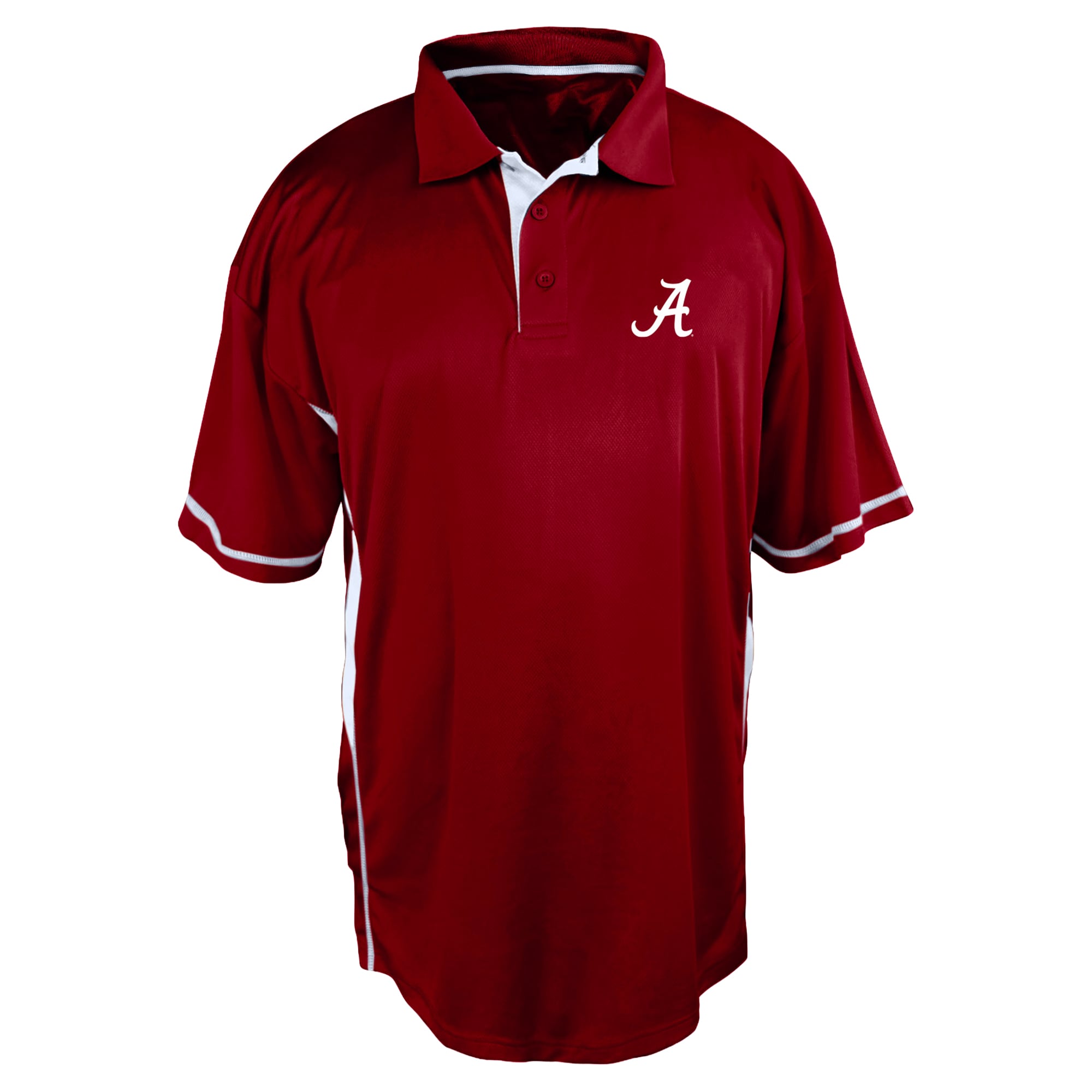 Men's Profile Crimson Alabama Tide Big & Tall Color Block Panel Polo