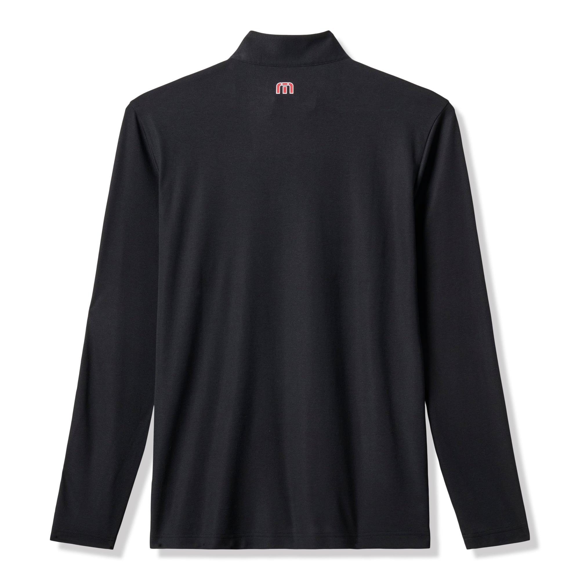 Pull à col zippé TravisMathew noir Alabama Crimson Tide Storied Tradition pour homme