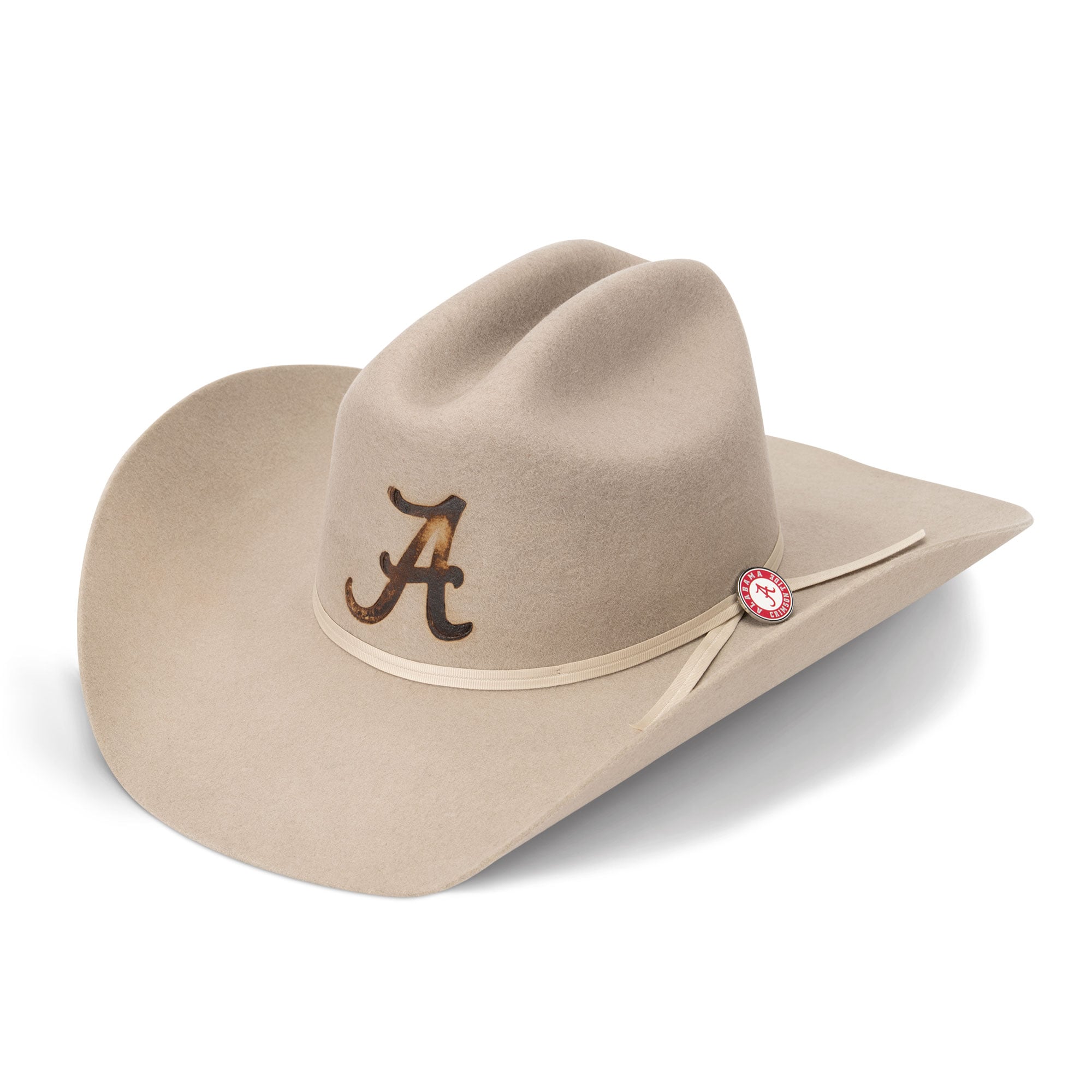 New University of Alabama Paper Straw Cowboy Cowgirl Hat ~ Bama  Roll Tide Hat Alabama.png?v=1728257396&width  main image 3