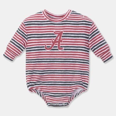 Body en polaire douillet pour nouveau-né et bébé ZooZatz, motif Alabama Crimson Tide - Rouge