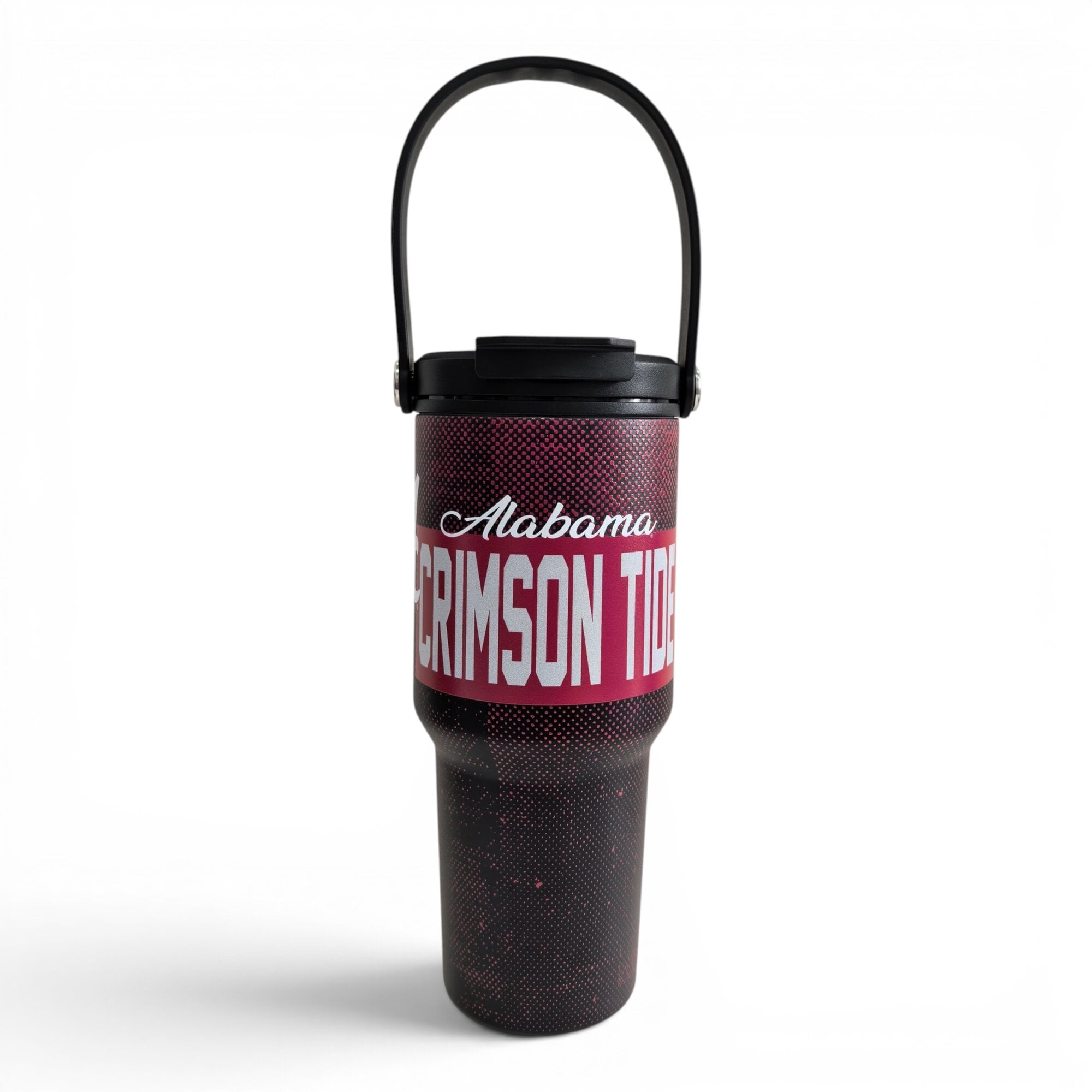 Pegasus Alabama Crimson Tide 24oz. Speckled Gradient Stainless Steel Dual Top Water Bottle