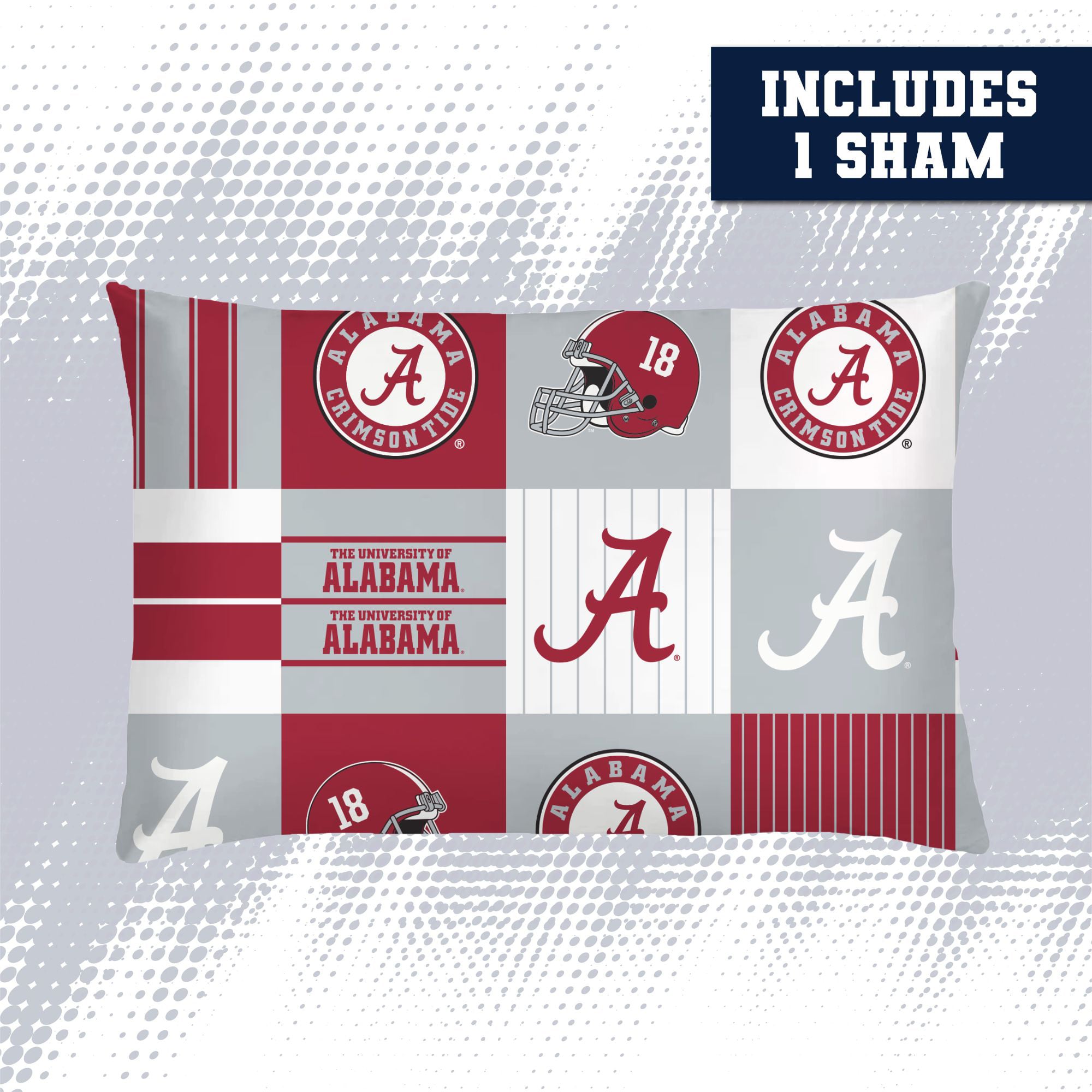 Pegasus Alabama Crimson Tide Patchwork Plaid Two-Piece Twin/Twin XL Bed in a Bag Set