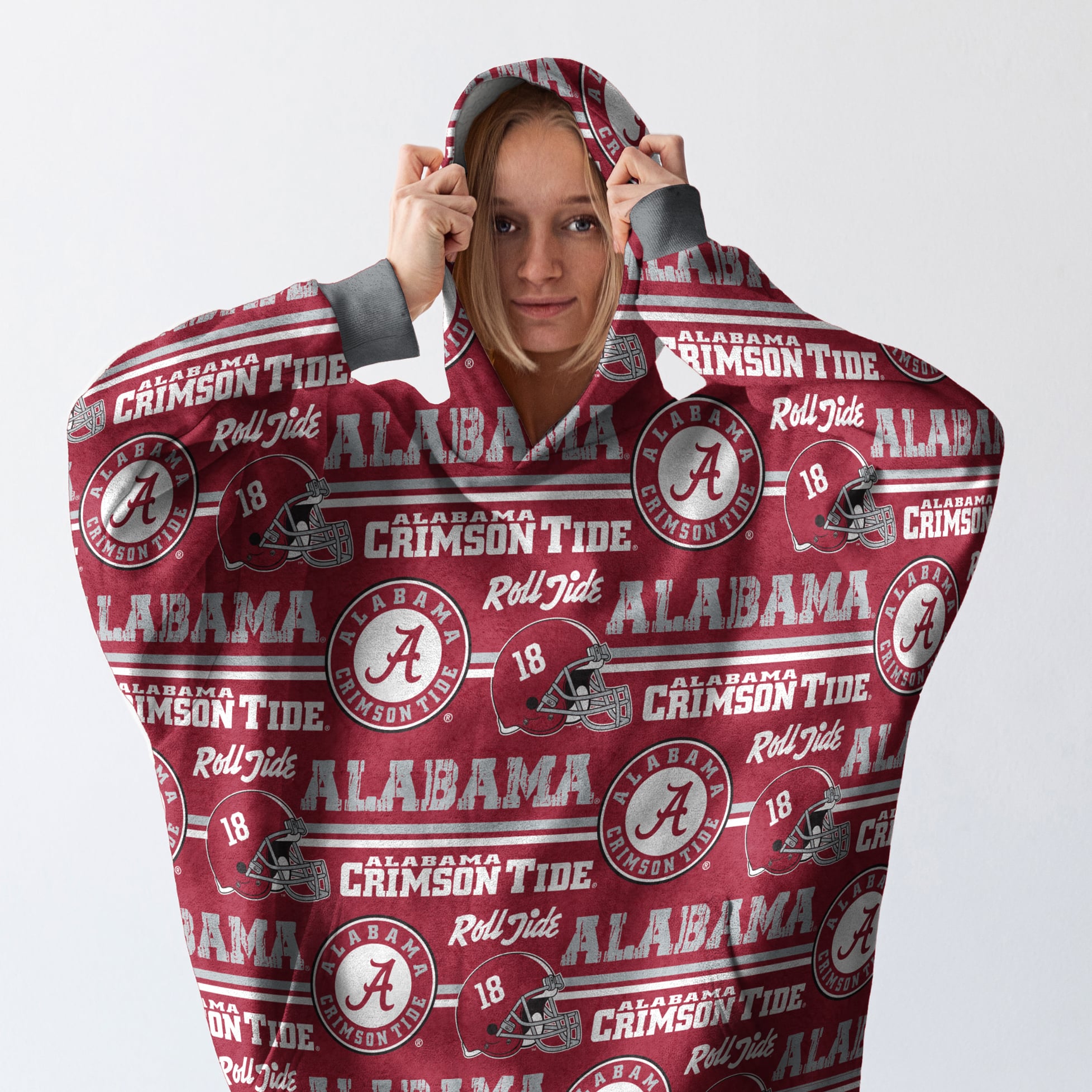Pegasus Alabama Crimson Tide Wave Ultra Soft Fan Cape