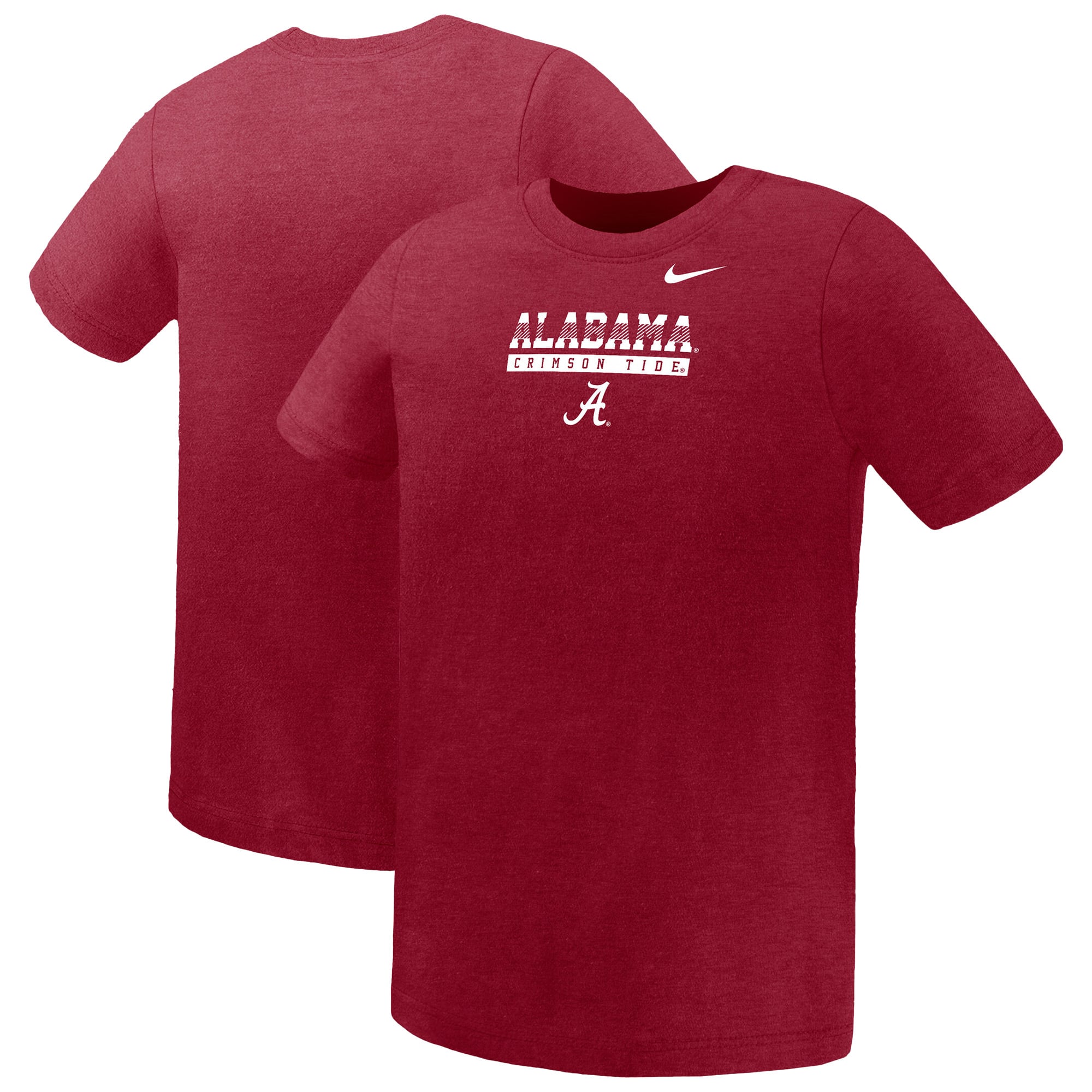 Preschool Nike Crimson Alabama Tide Name Bar Legend Dri-FIT T-Shirt