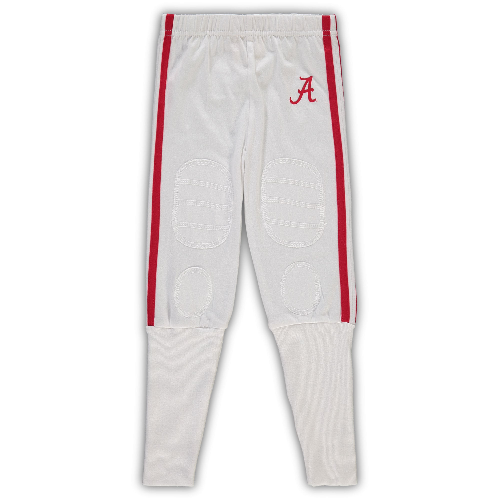 Ensemble pyjama à col en V Wes & Willy Crimson Alabama Tide pour enfants d'âge préscolaire