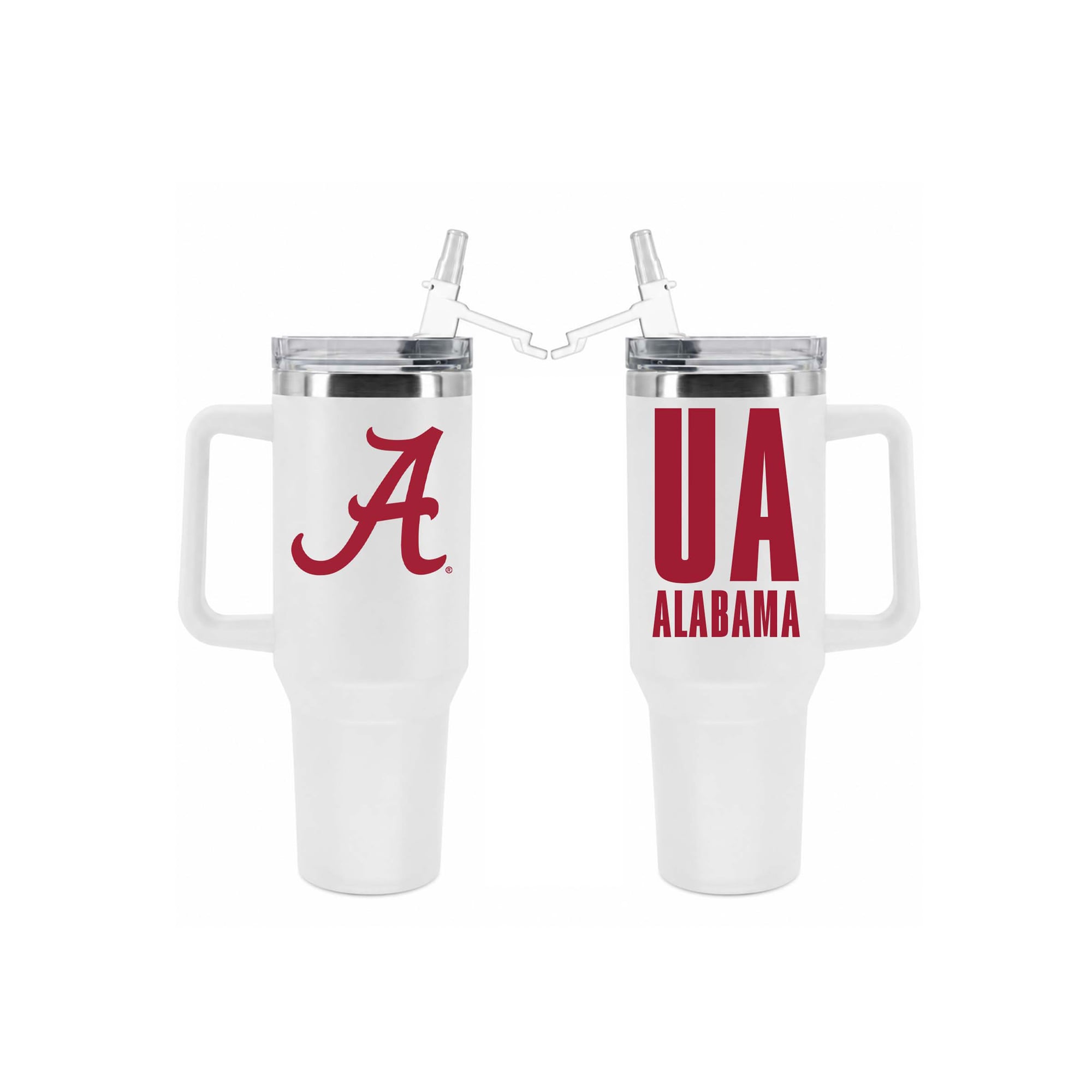 The Memory Company Alabama Crimson Tide 40oz. Stainless Steel Tumbler with Flip Straw