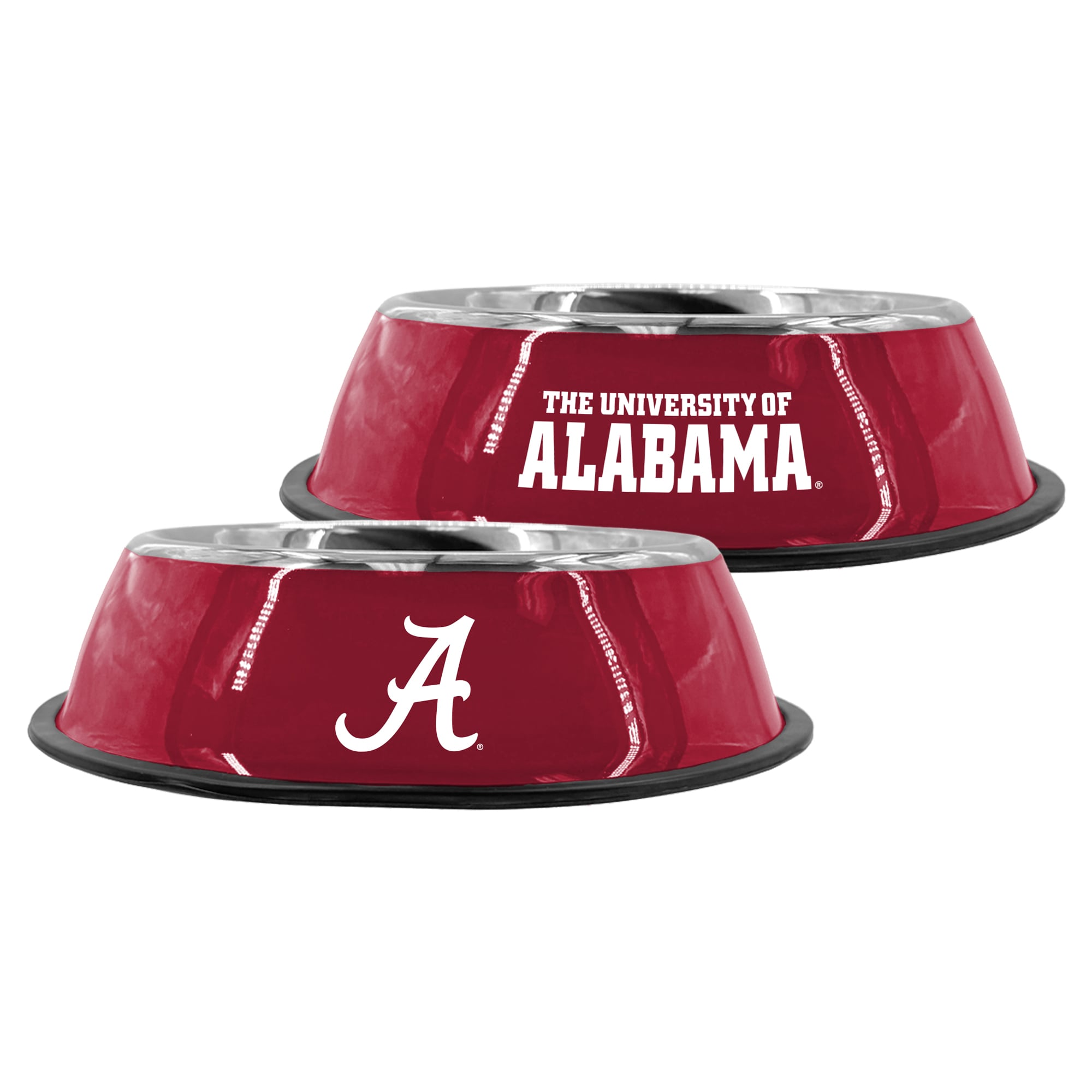 Gamelle pour animaux de compagnie The Memory Company Alabama Crimson Tide en acier inoxydable de 23 cm