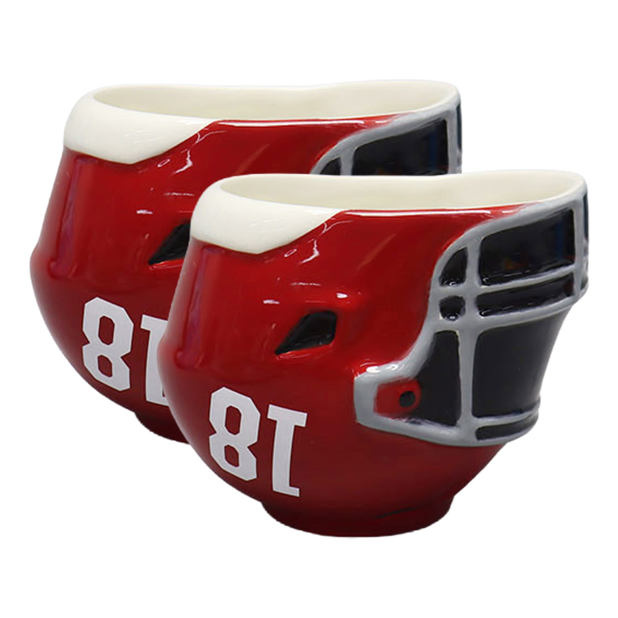 Ensemble de deux bols en forme de casque de football américain Alabama Crimson Tide de The Memory Company (170 g).