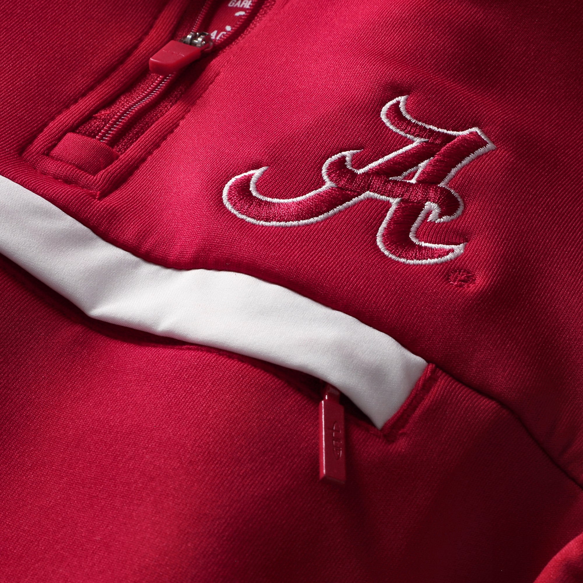 Toddler Garb Crimson Alabama Tide Atlas Quarter-Zip Tri-Blend Pullover