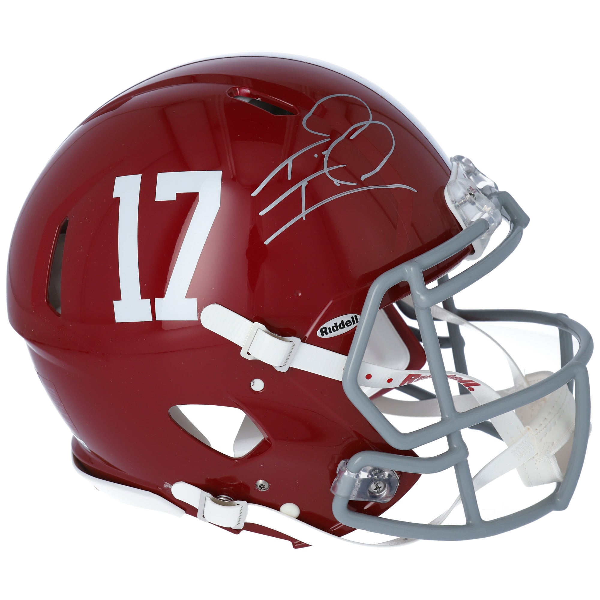 Casque Riddell Speed ​​Authentic autographié par Tua Tagovailoa (Alabama Crimson Tide)