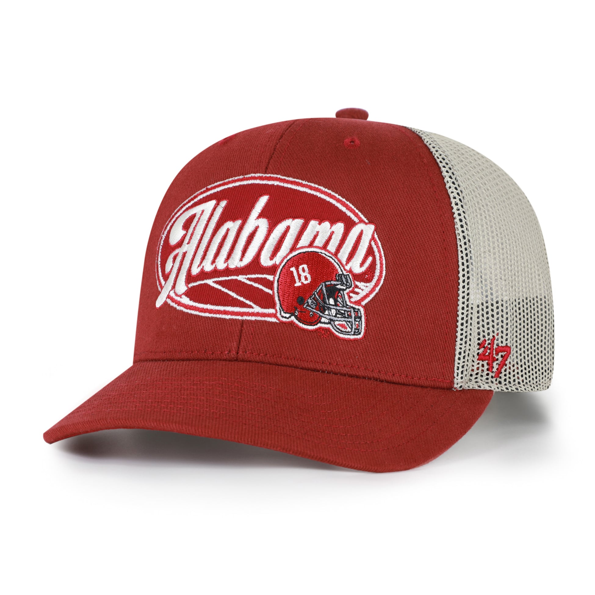Casquette trucker unisexe '47 Crimson Alabama Crimson Tide Enfield ajustable