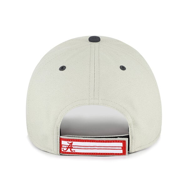 Unisex '47 Gray/Black Alabama Crimson Tide Half Block Text MVP Adjustable Hat