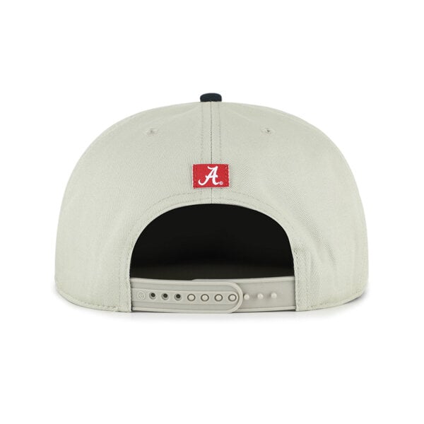 Casquette unisexe '47 grise/noire Alabama Crimson Tide à logo ovale et fermeture snapback