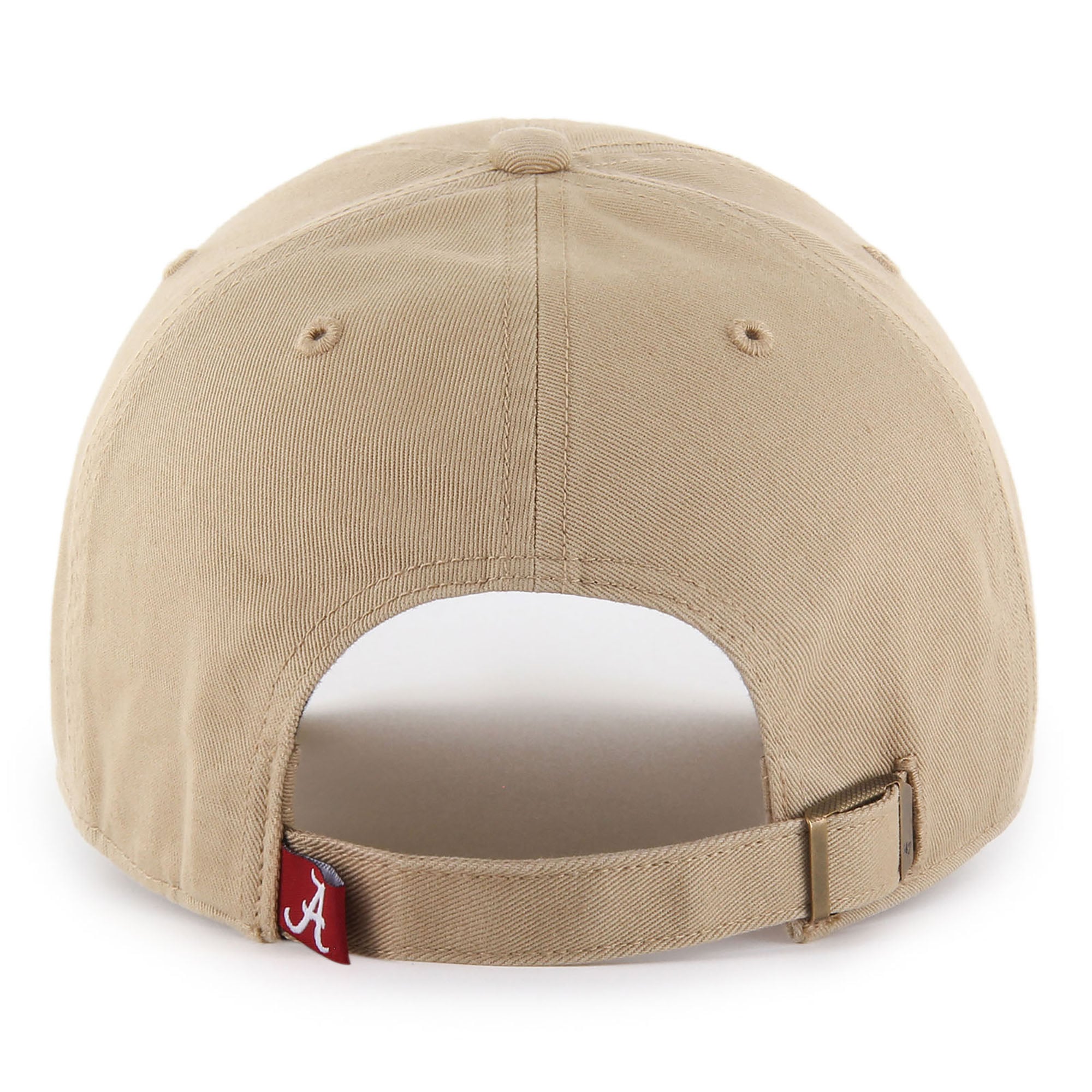 Unisex '47 Khaki Alabama Crimson Tide Mascot Clean Up Adjustable Hat