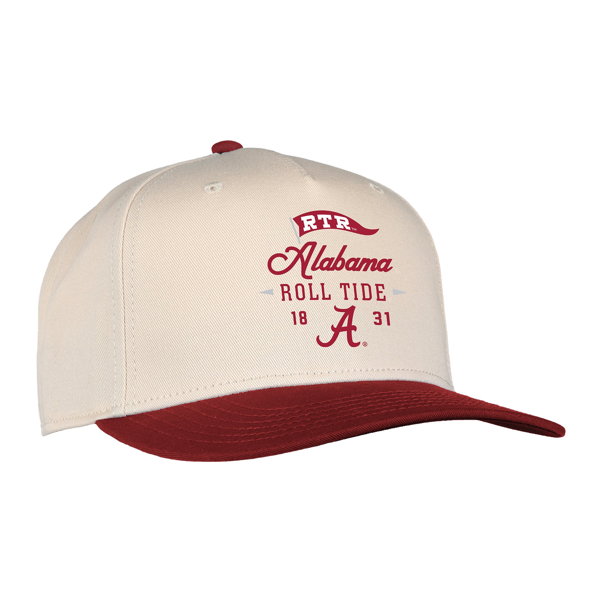 Unisex Ahead  Cream Alabama Crimson Tide The 1995 Adjustable Hat