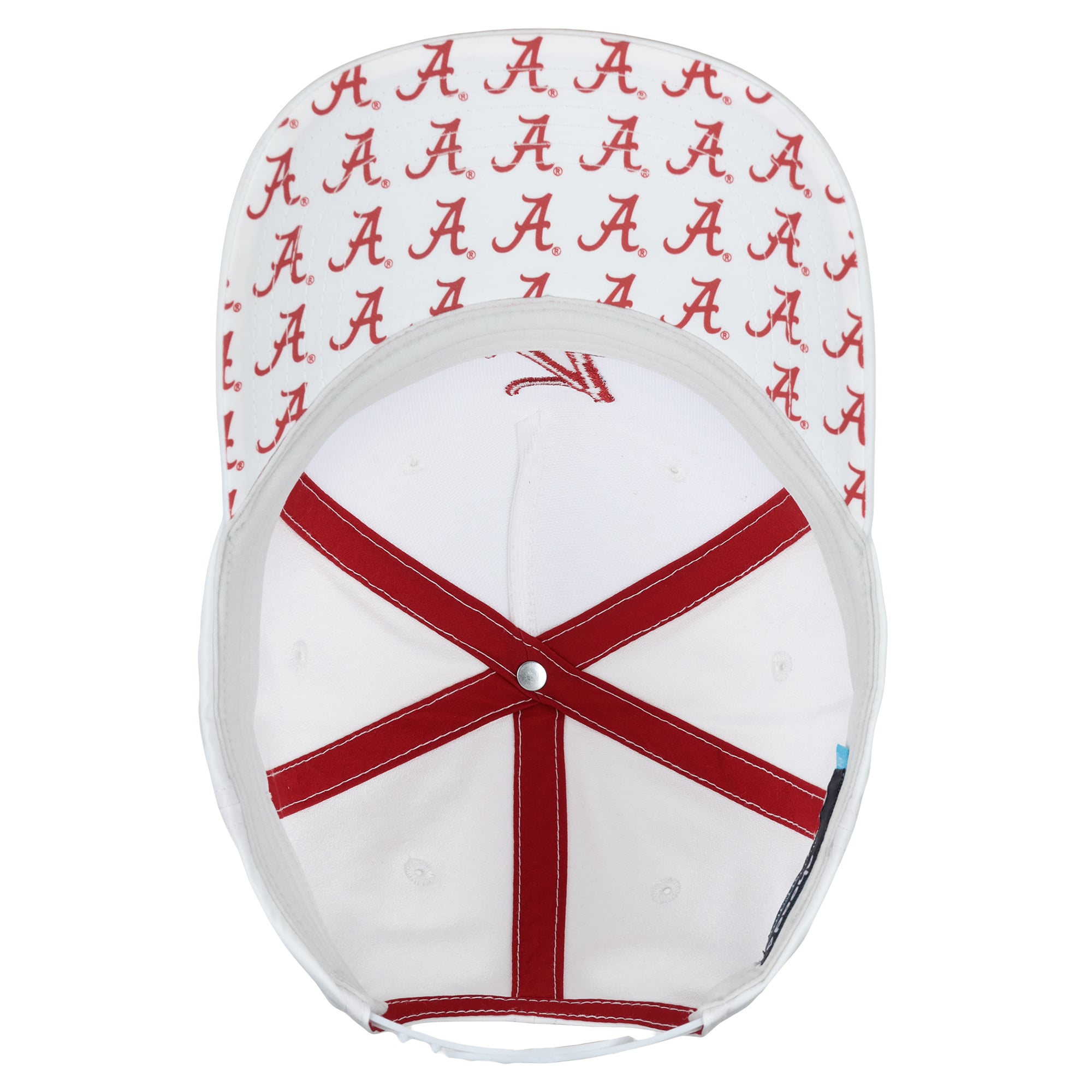 Unisex Ahead White Alabama Crimson Tide The Sideline Adjustable Hat
