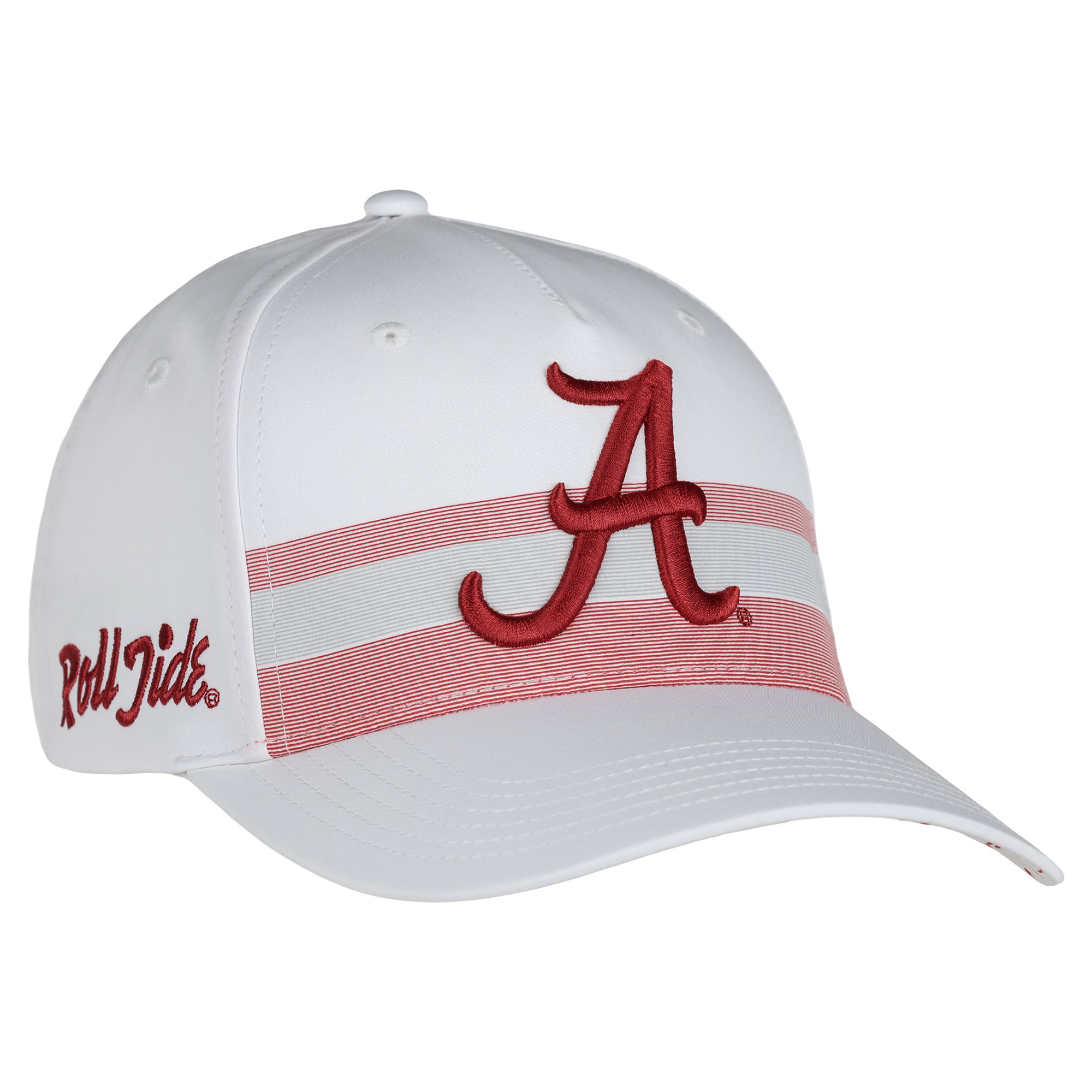 Unisex Ahead White Alabama Crimson Tide The Sideline Adjustable Hat