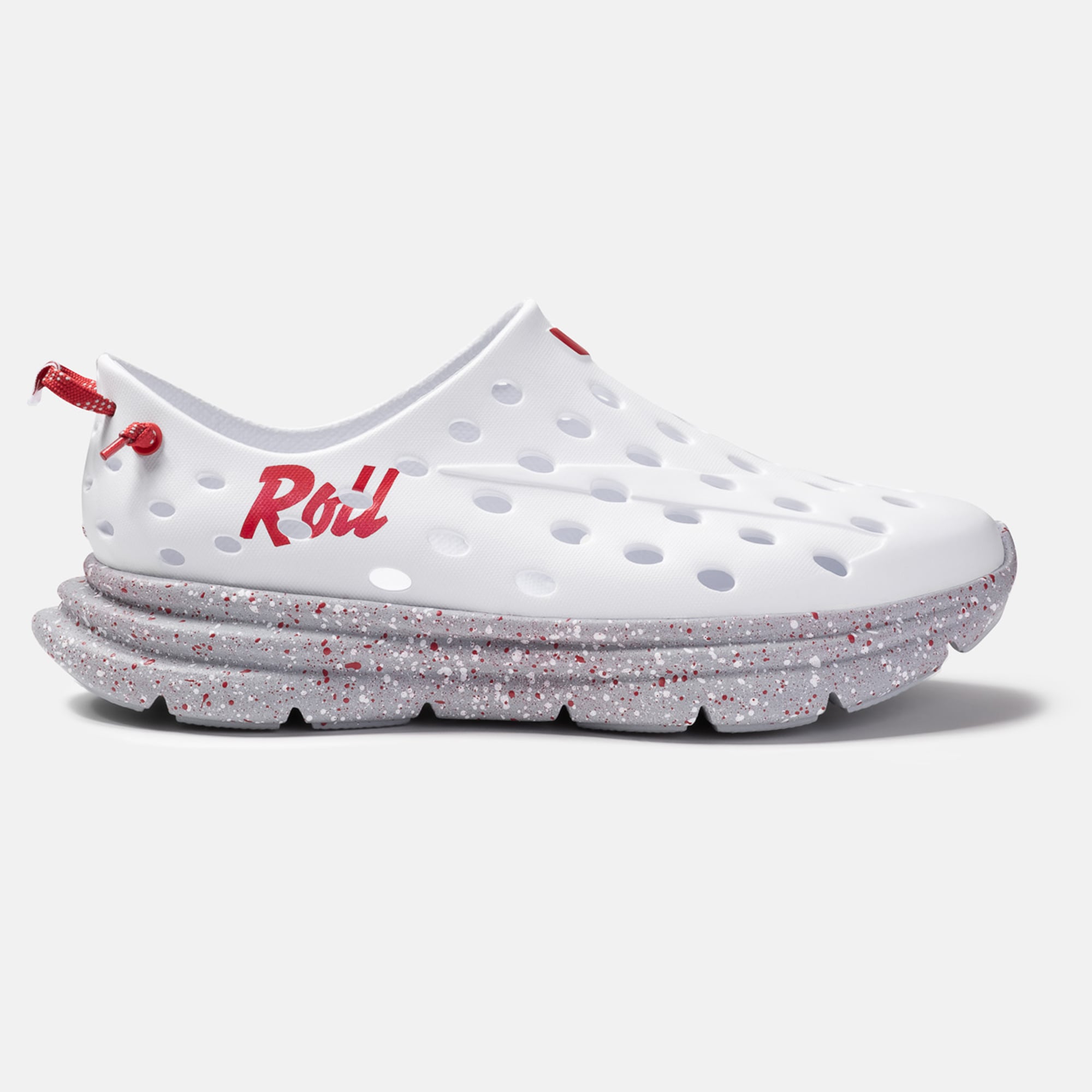 Chaussures unisexes Kane Footwear blanches mouchetées Alabama Crimson Tide