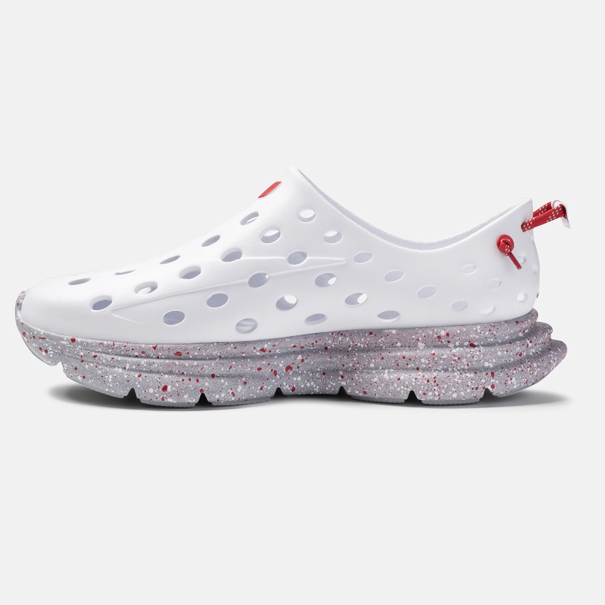 Chaussures unisexes Kane Footwear blanches mouchetées Alabama Crimson Tide