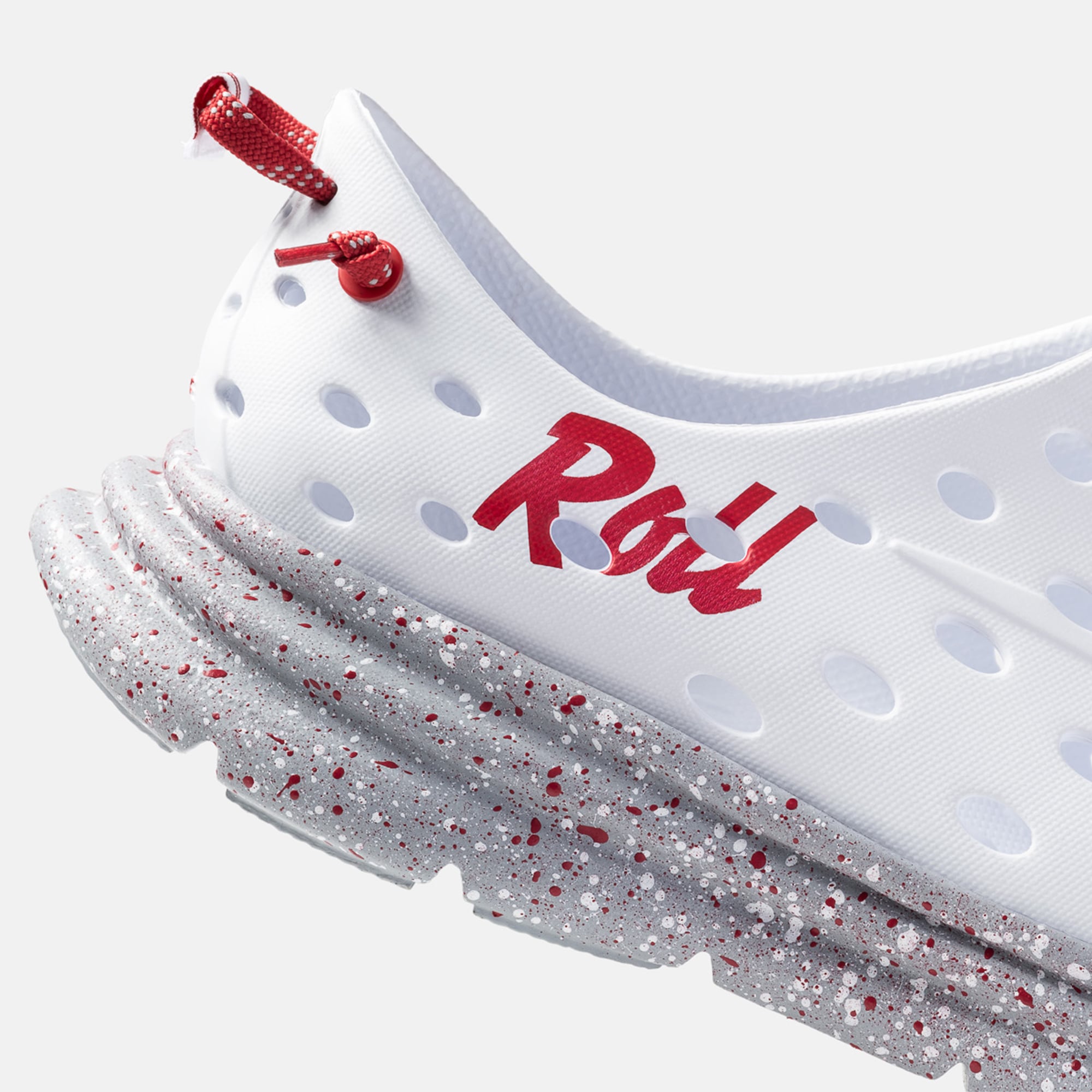 Chaussures unisexes Kane Footwear blanches mouchetées Alabama Crimson Tide