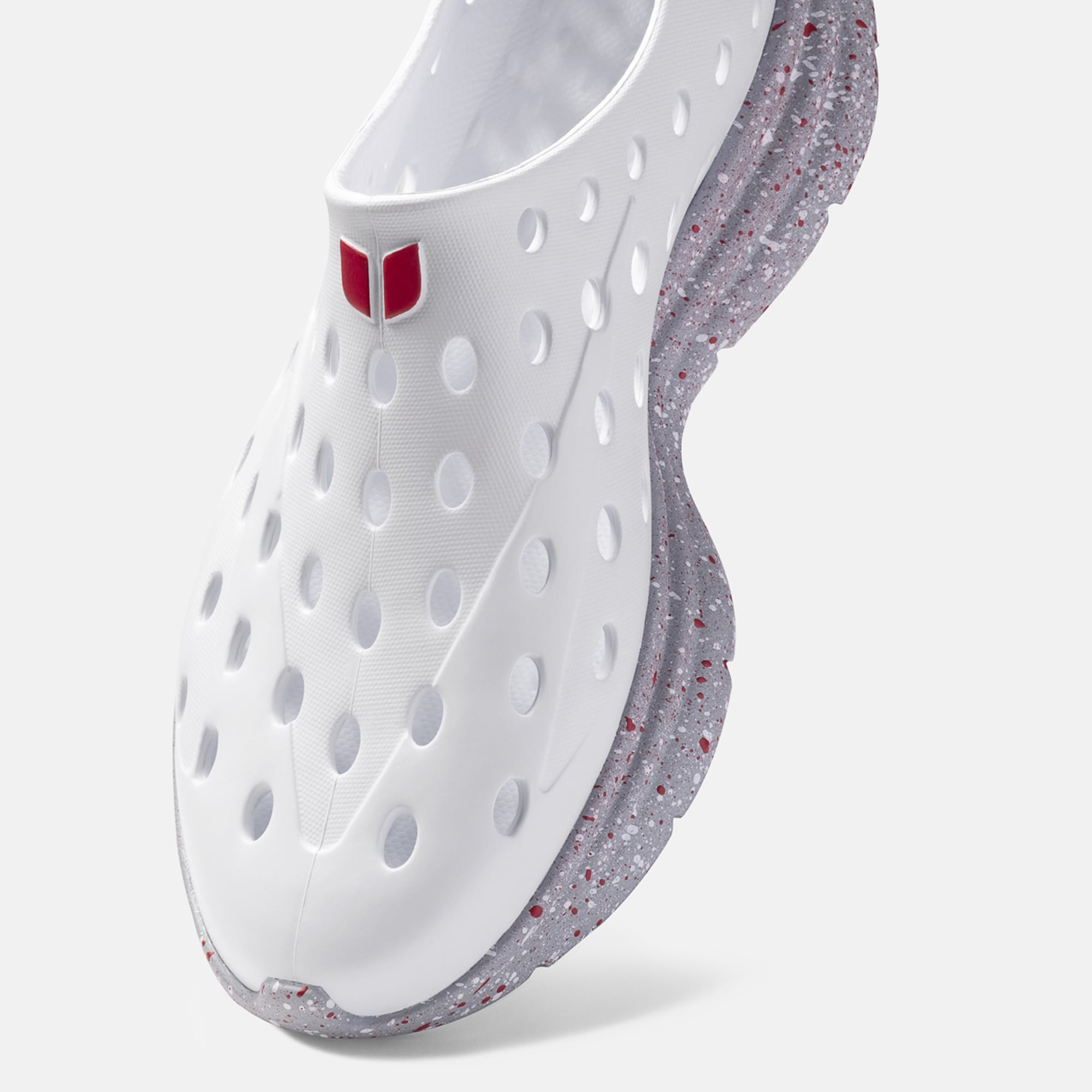Chaussures unisexes Kane Footwear blanches mouchetées Alabama Crimson Tide