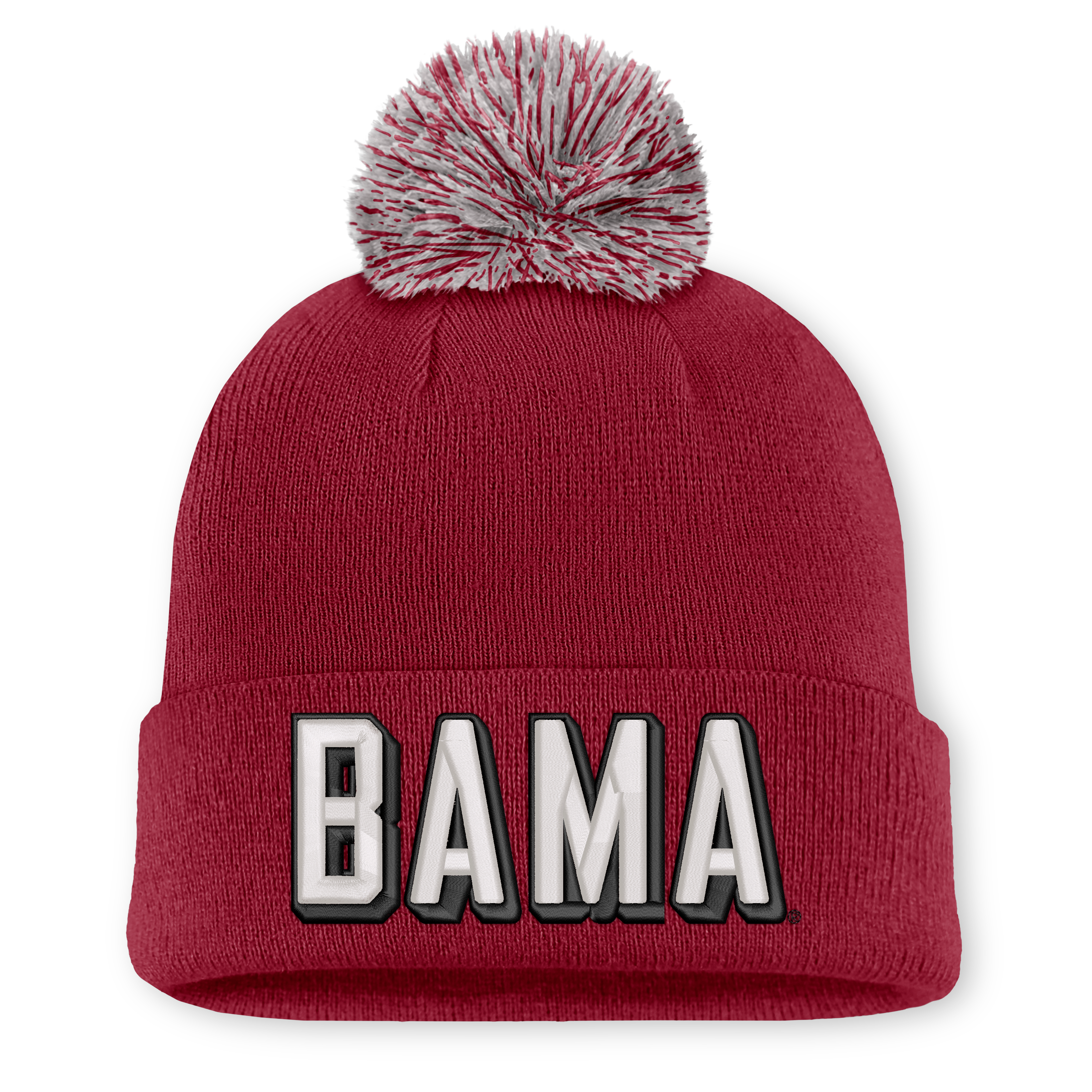 Bonnet unisexe Nike blanc Alabama Crimson Tide avec pompon