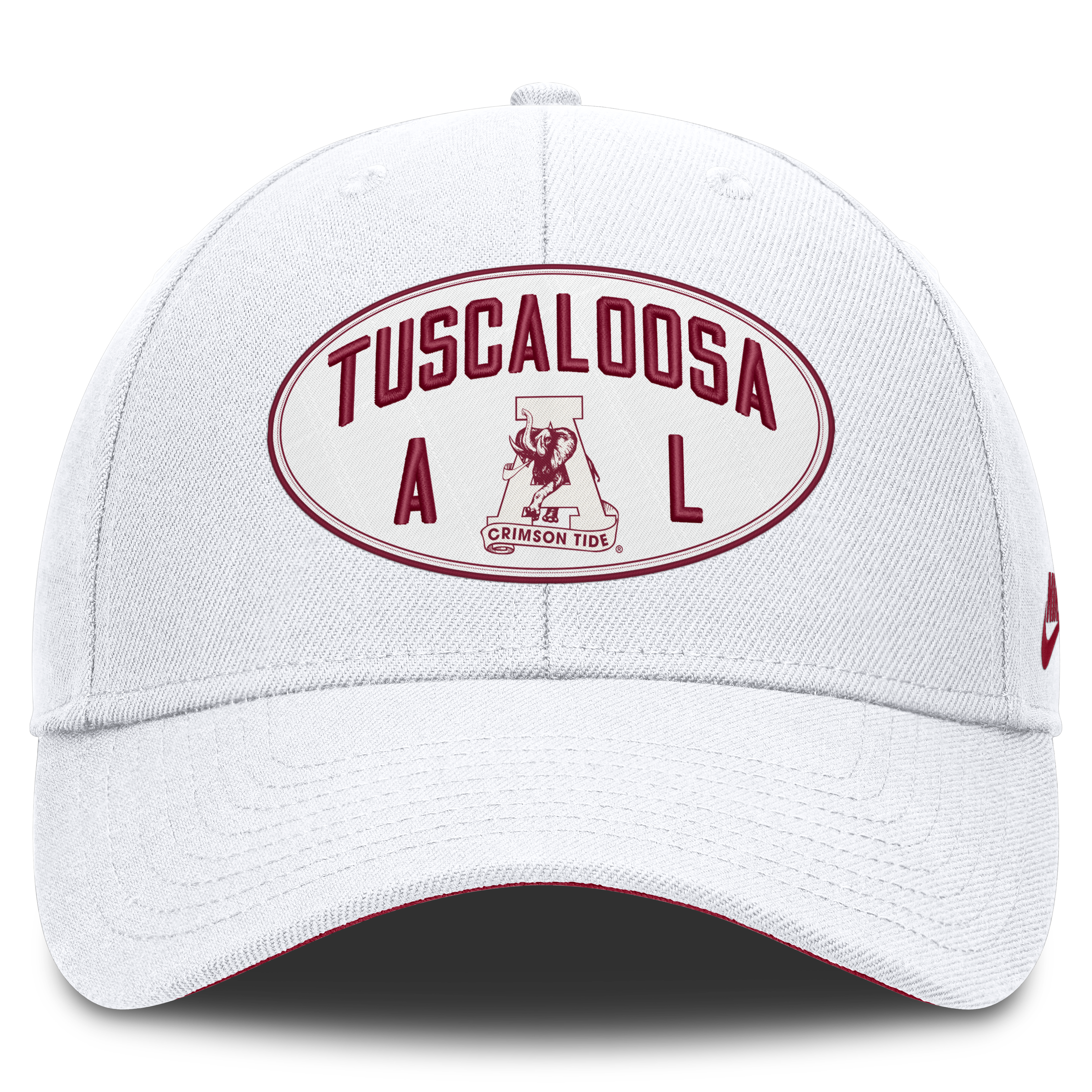 Casquette unisexe Nike Off White Alabama Crimson Tide Legacy Letter & Location Rise ajustable