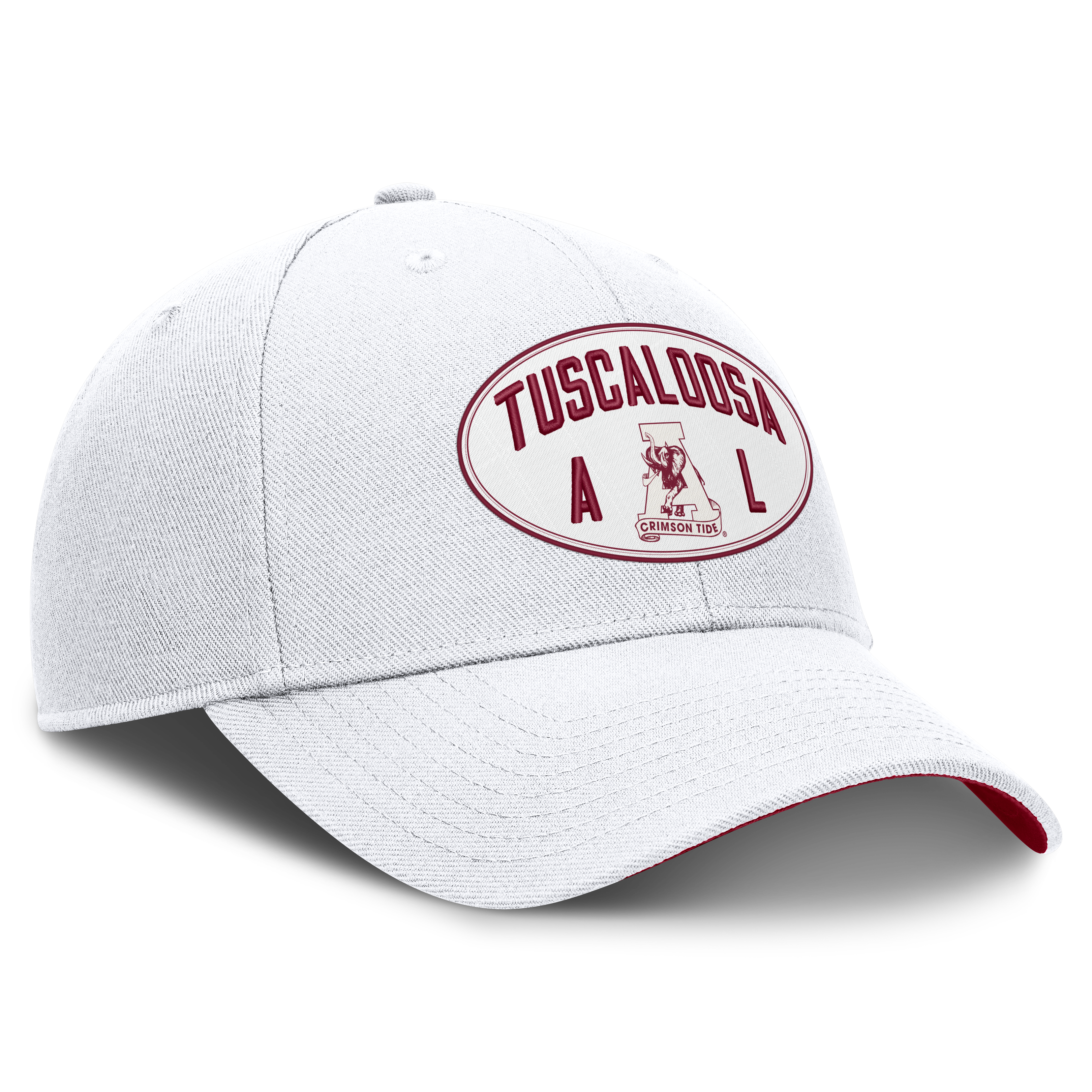 Casquette unisexe Nike Off White Alabama Crimson Tide Legacy Letter & Location Rise ajustable