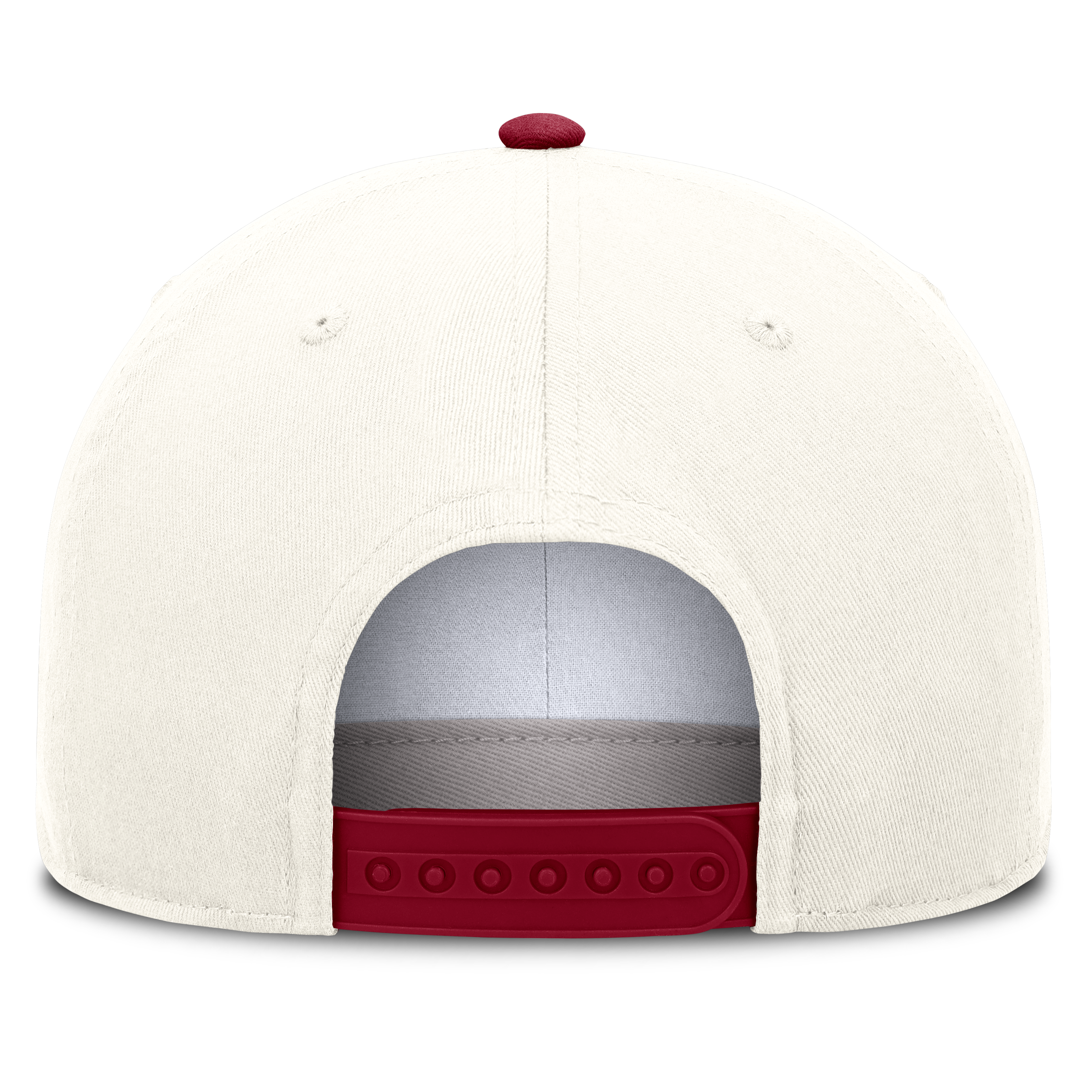 Unisex Nike White/Crimson Alabama Crimson Tide Rise Side Logo A-Frame Dri-FIT Adjustable Hat