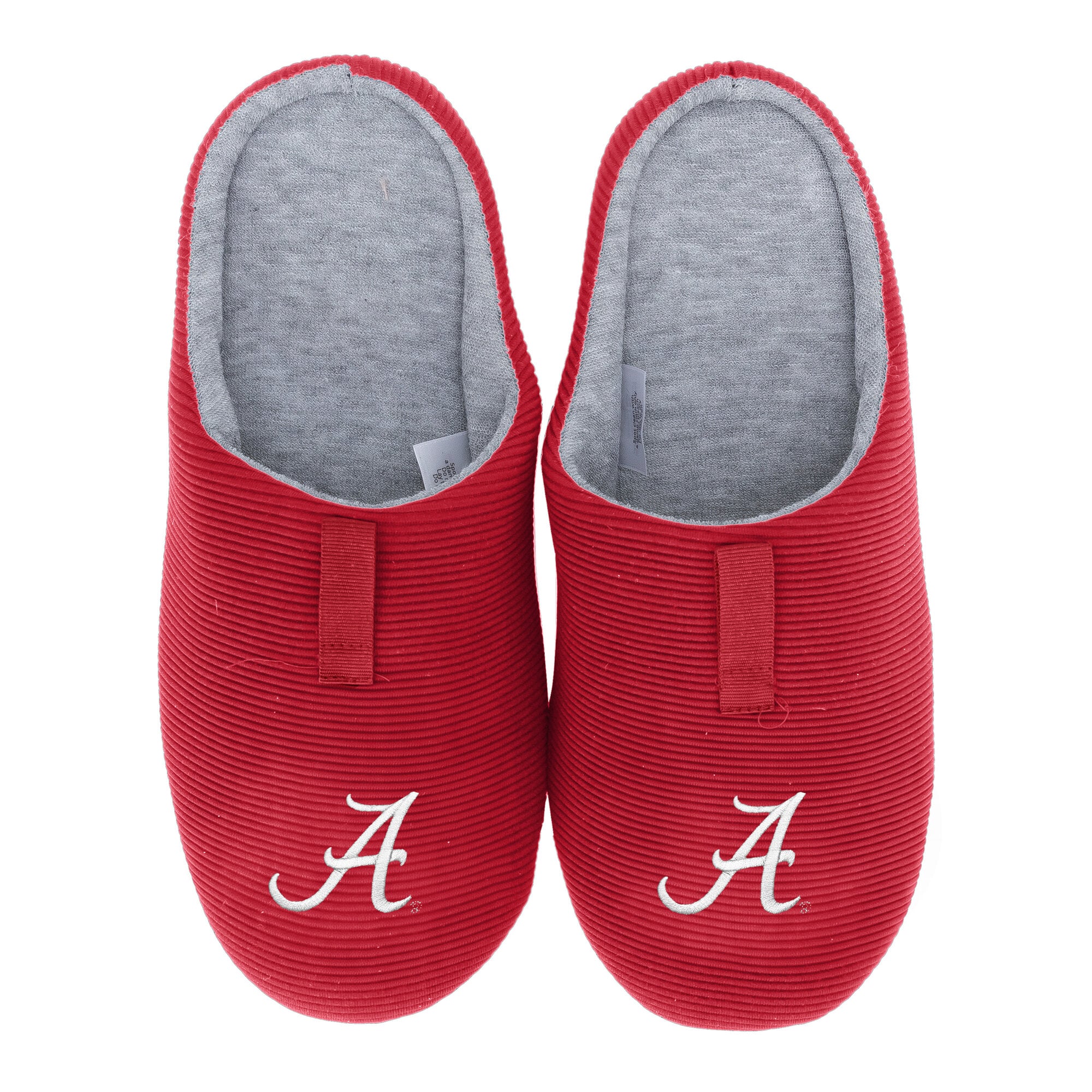 Pantoufles côtelées unisexes ZooZatz Alabama Crimson Tide