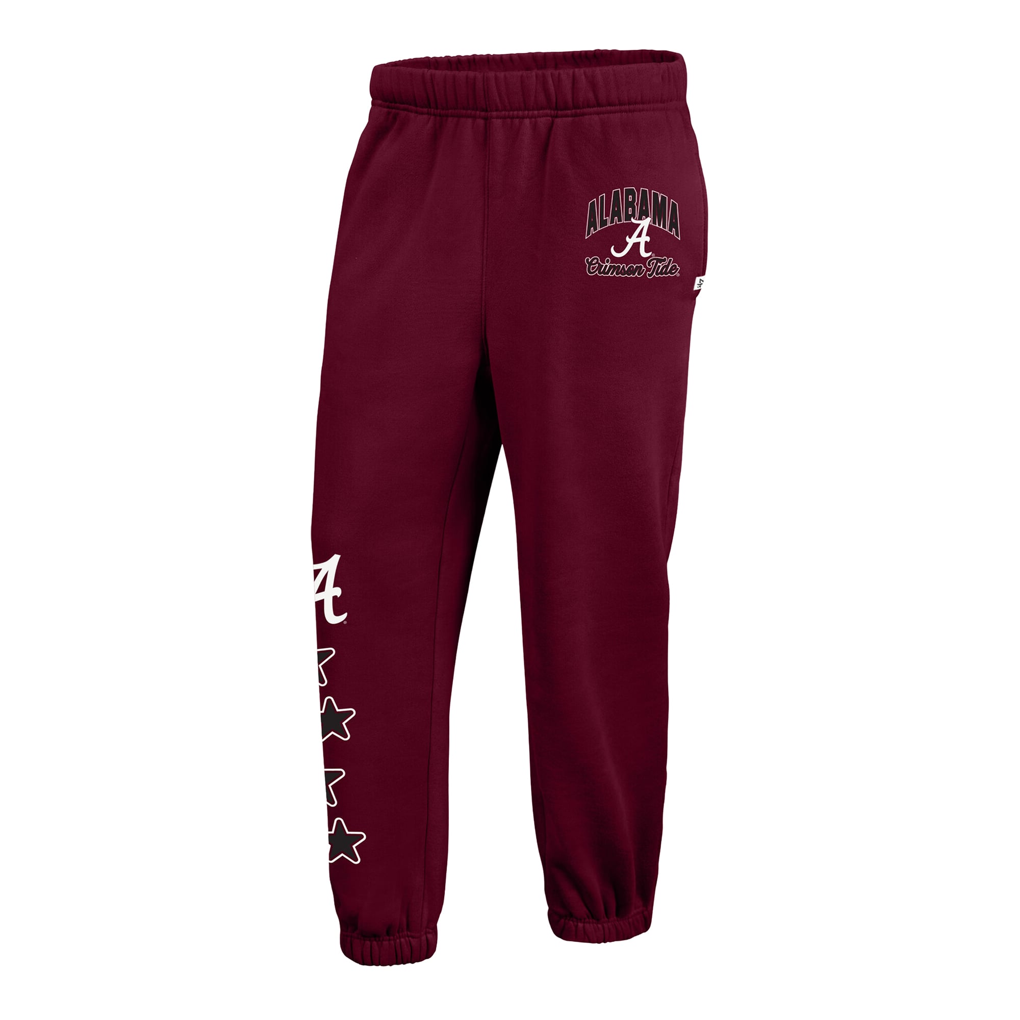 Women's '47  Crimson Alabama Tide Seeing Stars Venice Jogger Pants