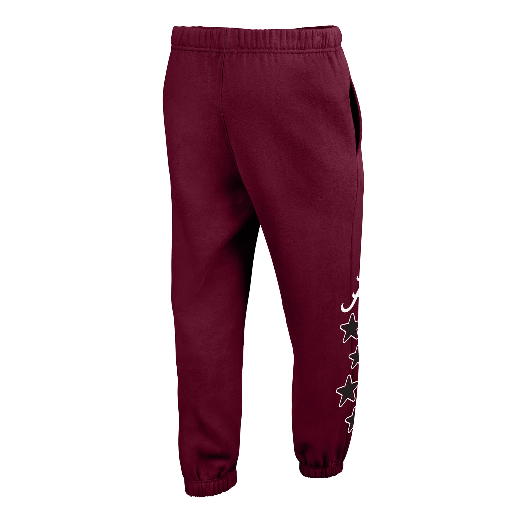Women's '47  Crimson Alabama Tide Seeing Stars Venice Jogger Pants