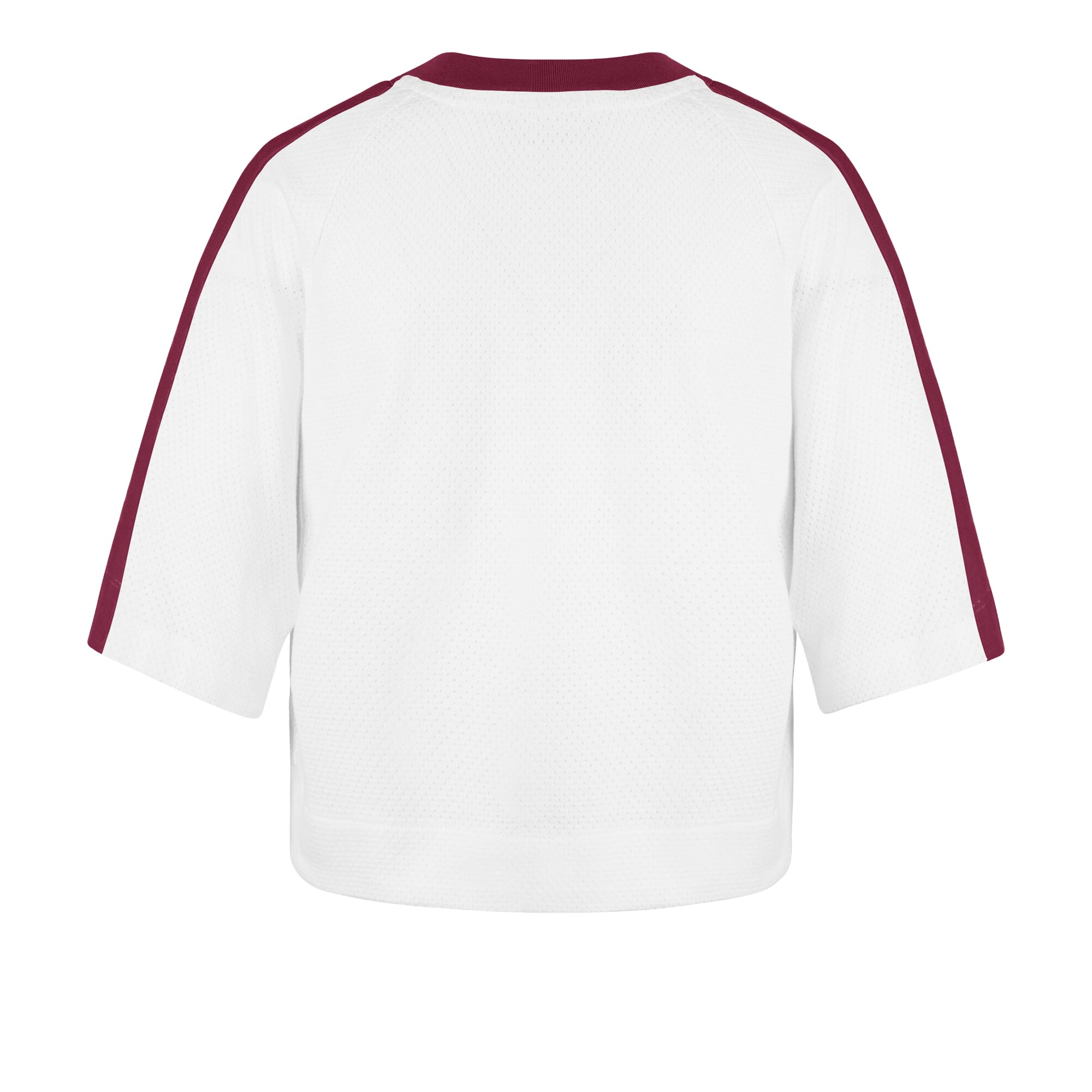 Women's '47  White Alabama Crimson Tide Big Overarch Drop Needle Raglan V-Neck T-Shirt