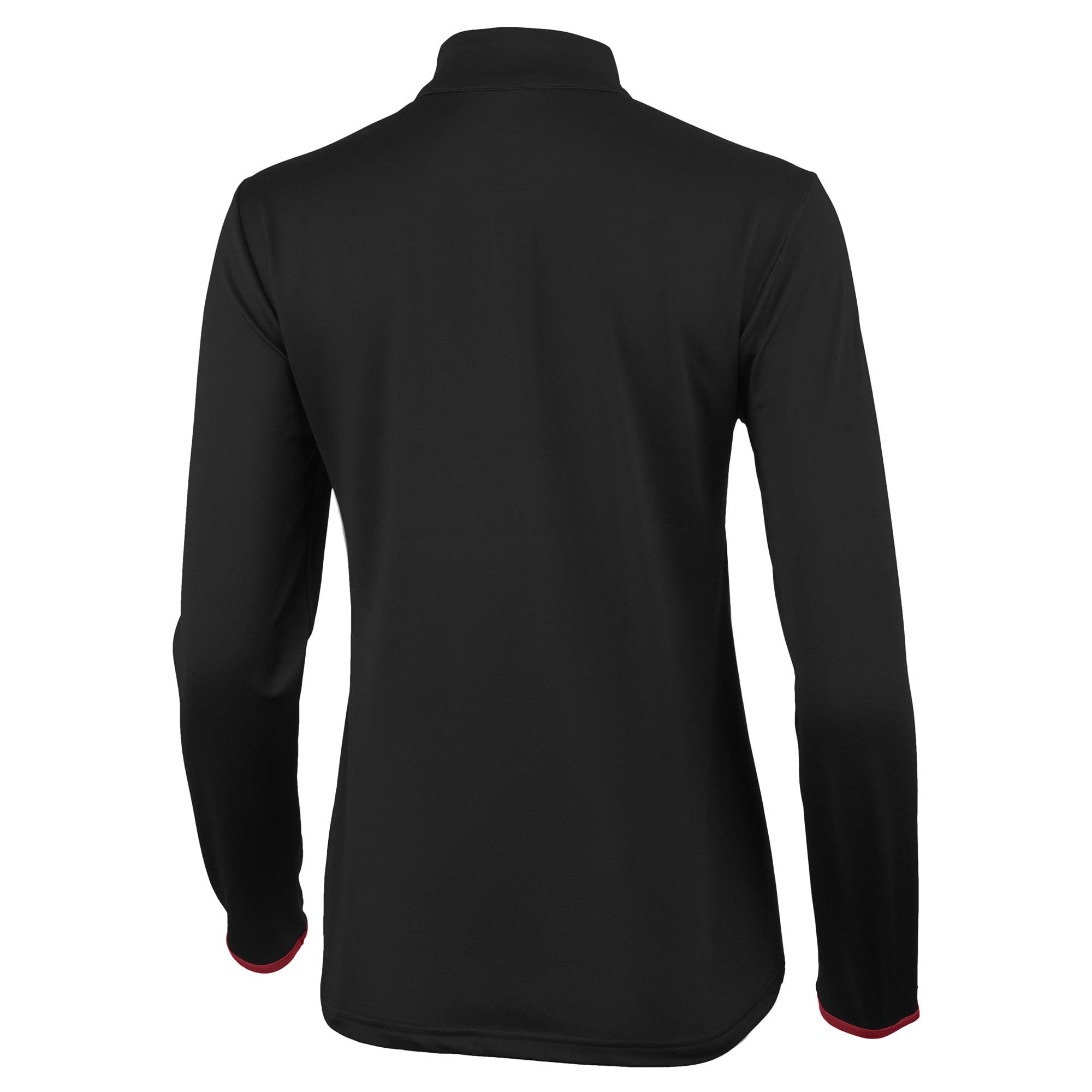 Pull à col zippé Antigua noir/cramoisi pour femme, coloris Alabama Crimson Tide.
