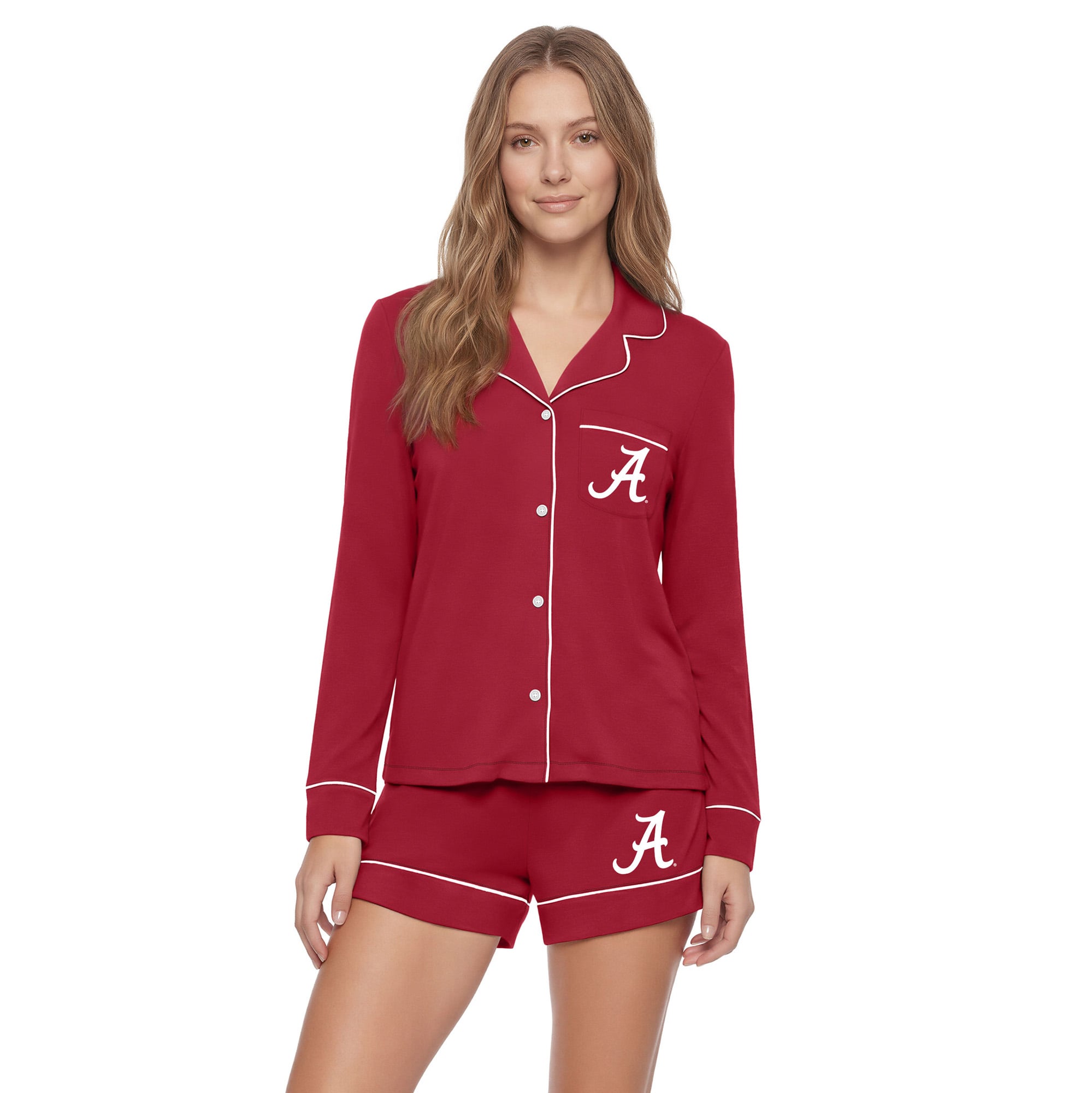 Women's Concepts Sport  Crimson Alabama Tide Plus Pajama Set