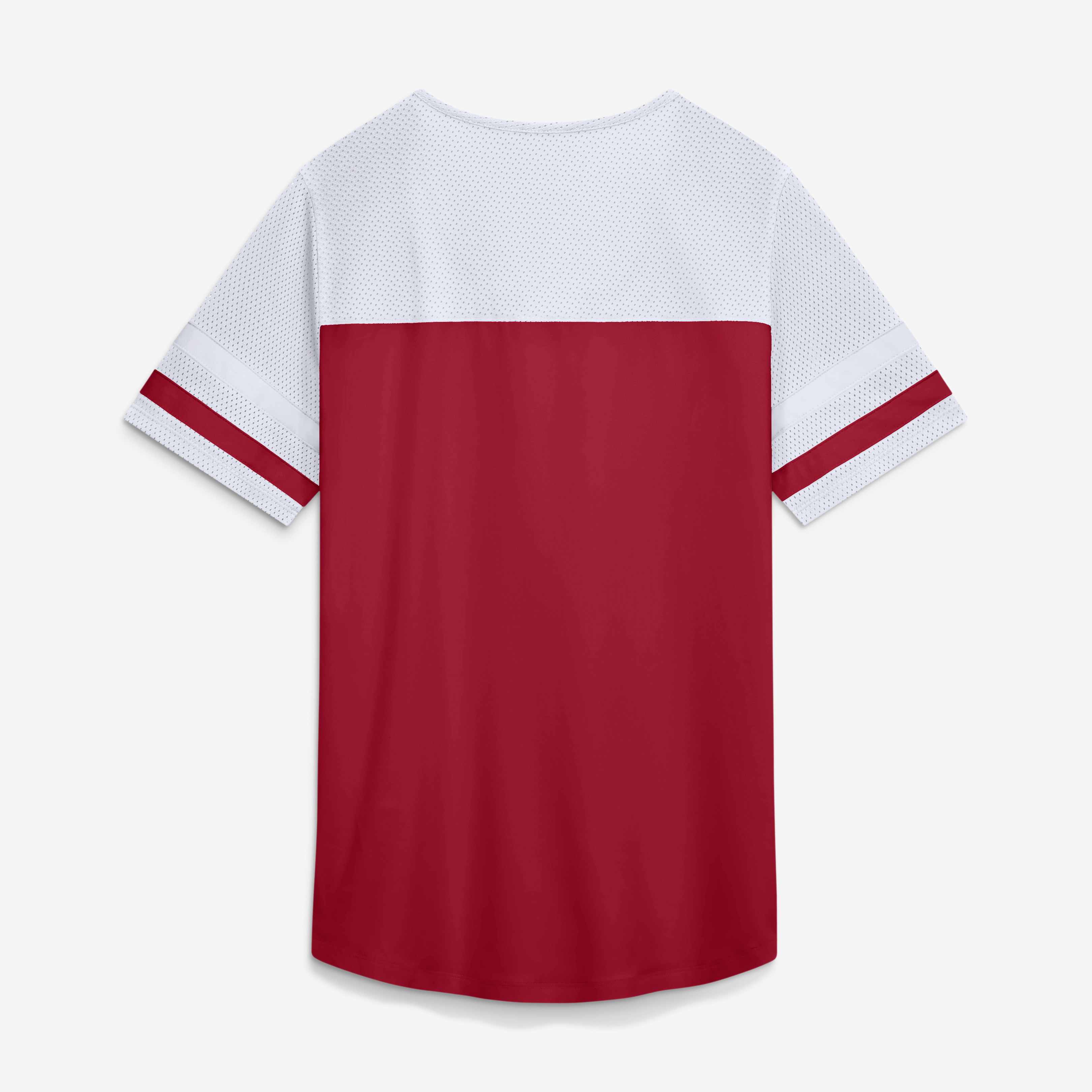 Women's Fanatics Crimson Alabama Tide Power Play Athena Lace-Up T-Shirt