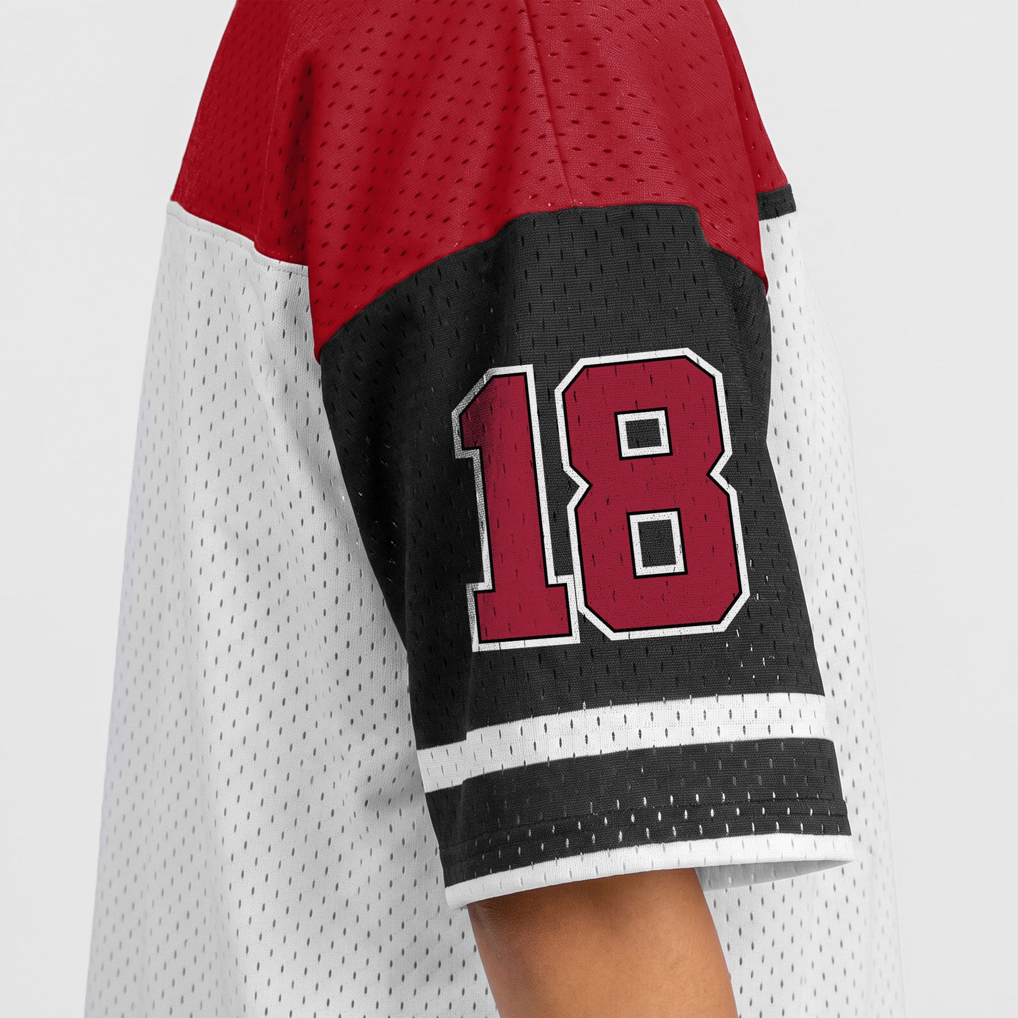 Robe de sport pour femme, modèle Hustle Mode, couleur blanche, inspirée des Crimson Tide d'Alabama.