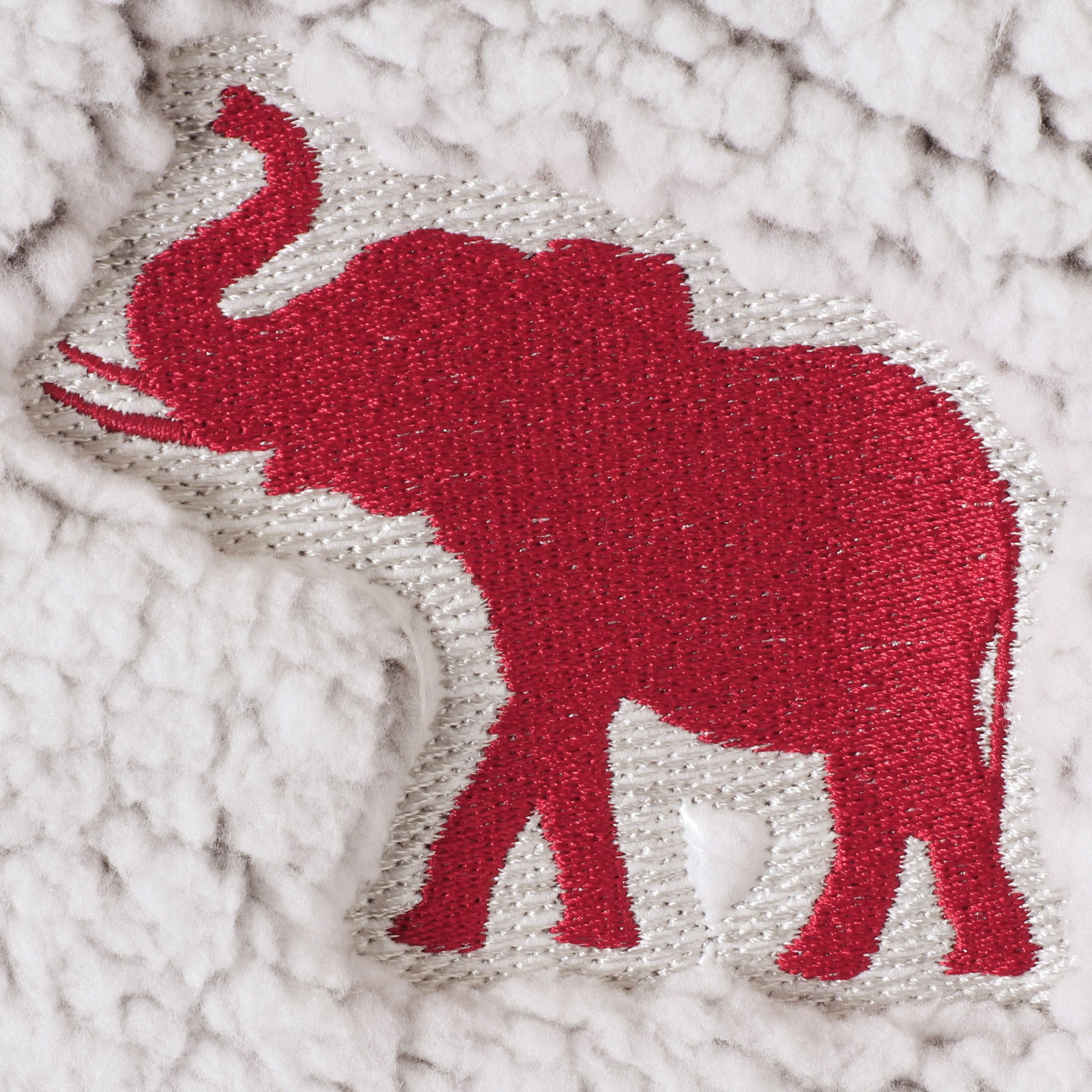 Women's Gray Alabama Crimson Tide Sherpa Super-Soft Quarter-Zip
