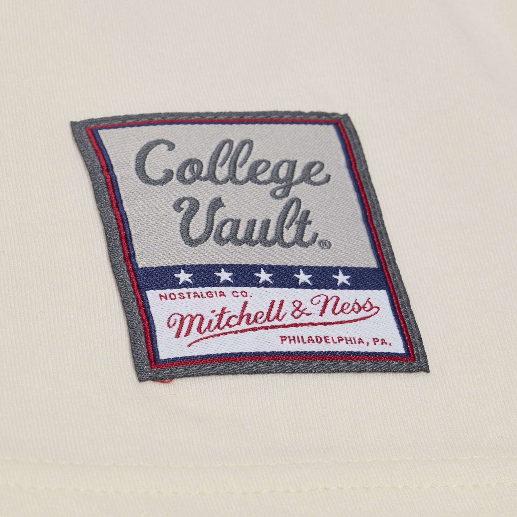 T-shirt à manches 3/4 oversize Mitchell & Ness crème Alabama Crimson Tide Retro Roots pour femme